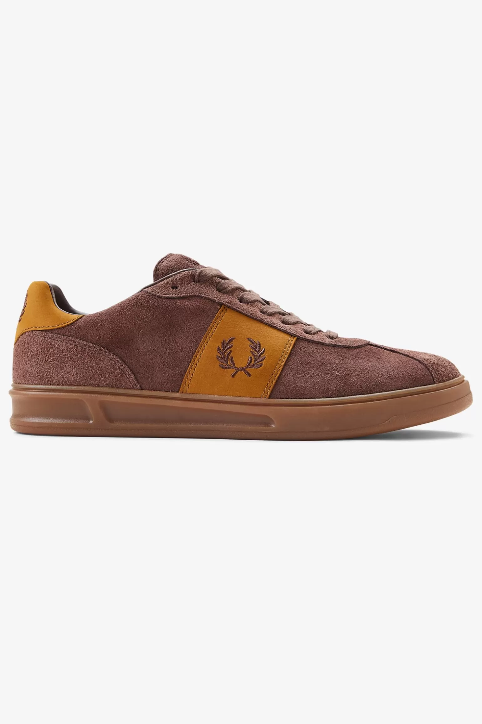 Schuhe^Fred Perry B4 Carrington Brick / Schwarz
