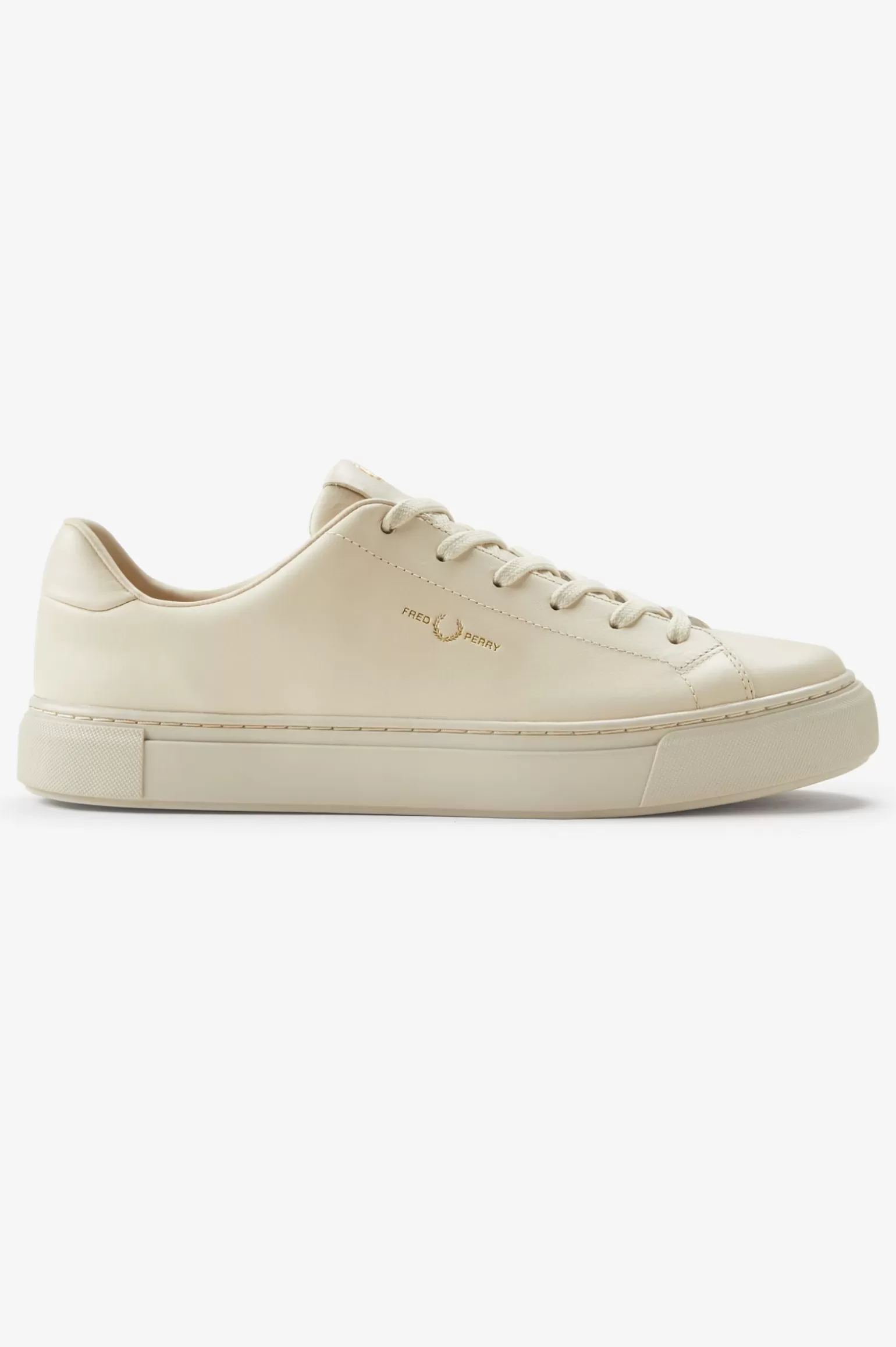 Schuhe^Fred Perry B71 Hellbeige / Gold