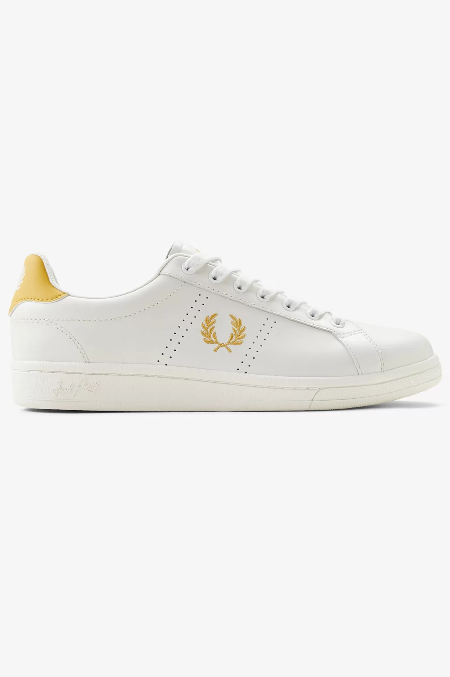 Schuhe^Fred Perry B721 Porzellan / Honigwabe