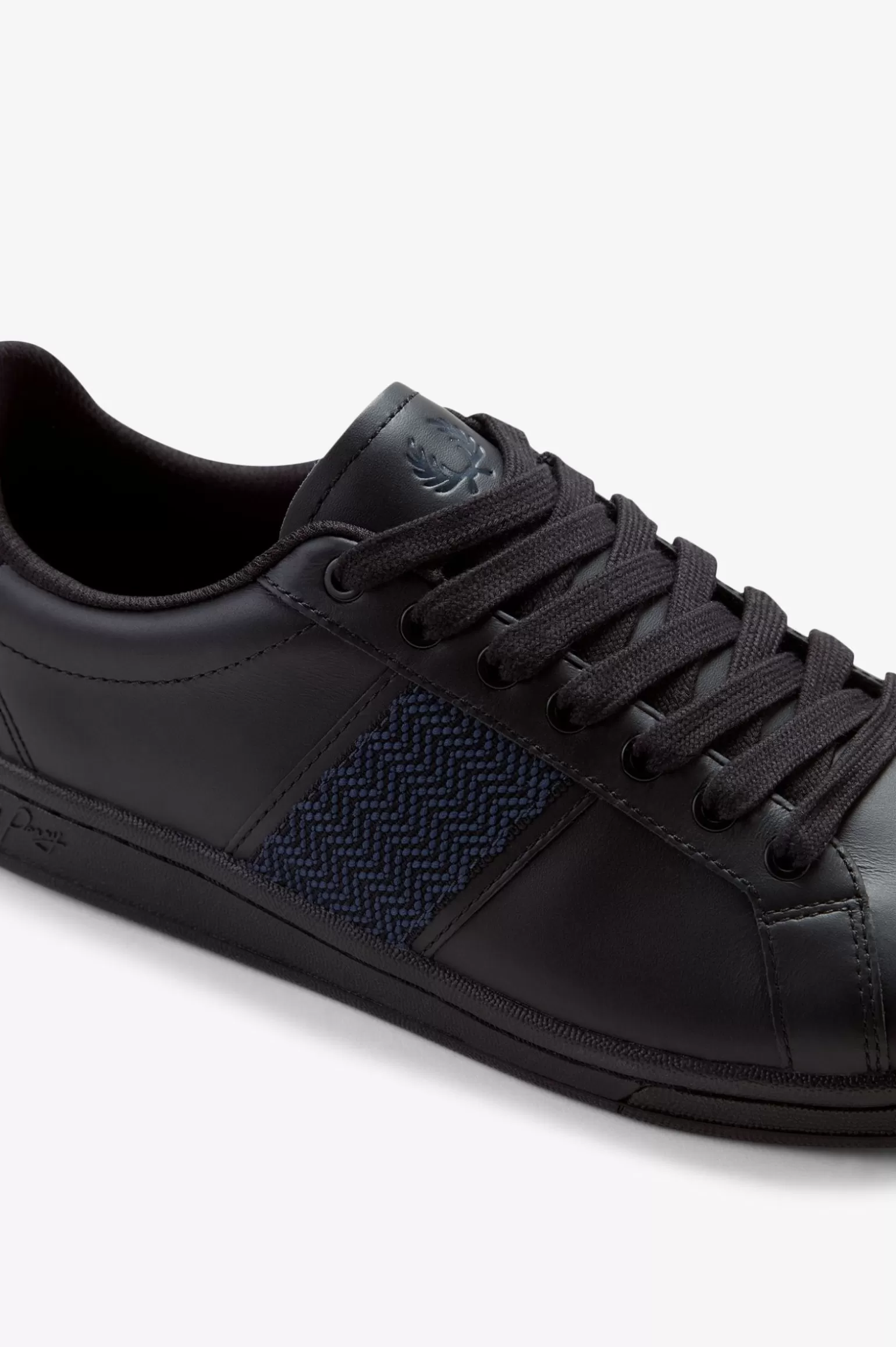 Schuhe^Fred Perry B721 Schwarz