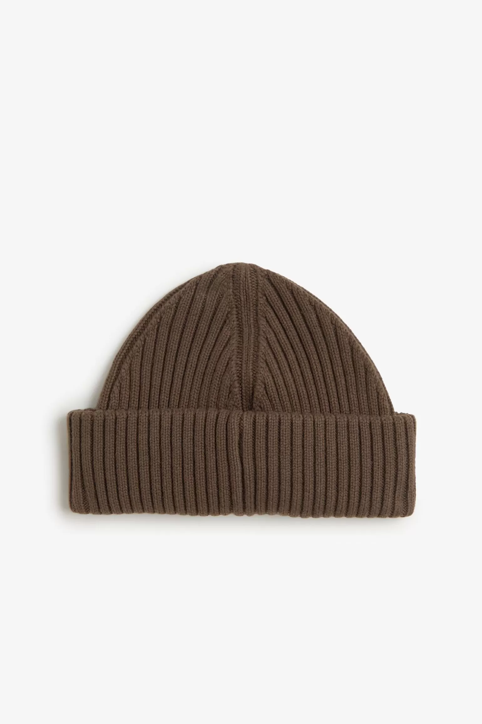 Accessoires | Accessoires^Fred Perry Beanie Aus Gerippter Baumwolle Gebrannter Tabak