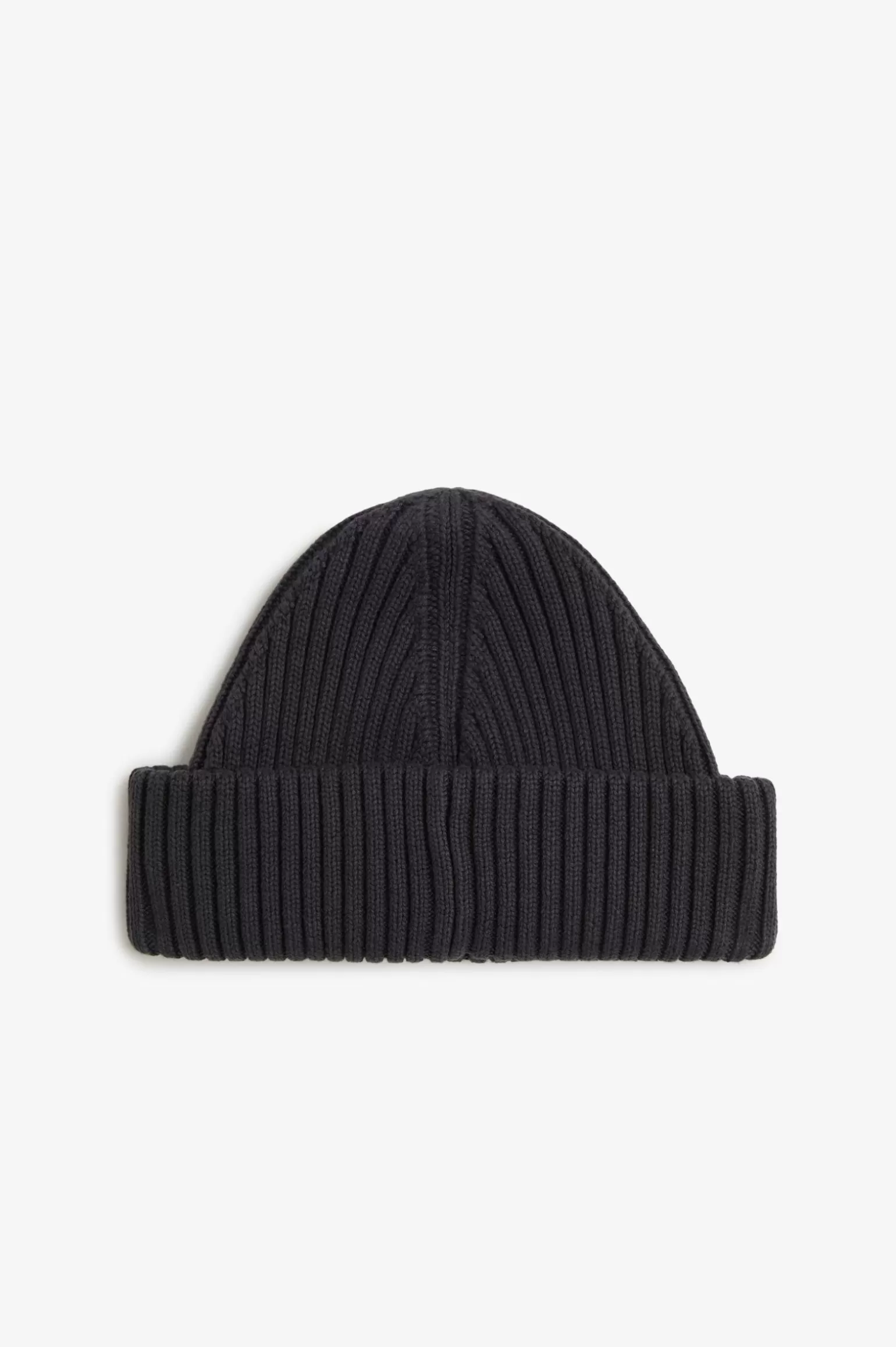 Accessoires | Accessoires^Fred Perry Beanie Aus Gerippter Baumwolle Ankergrau