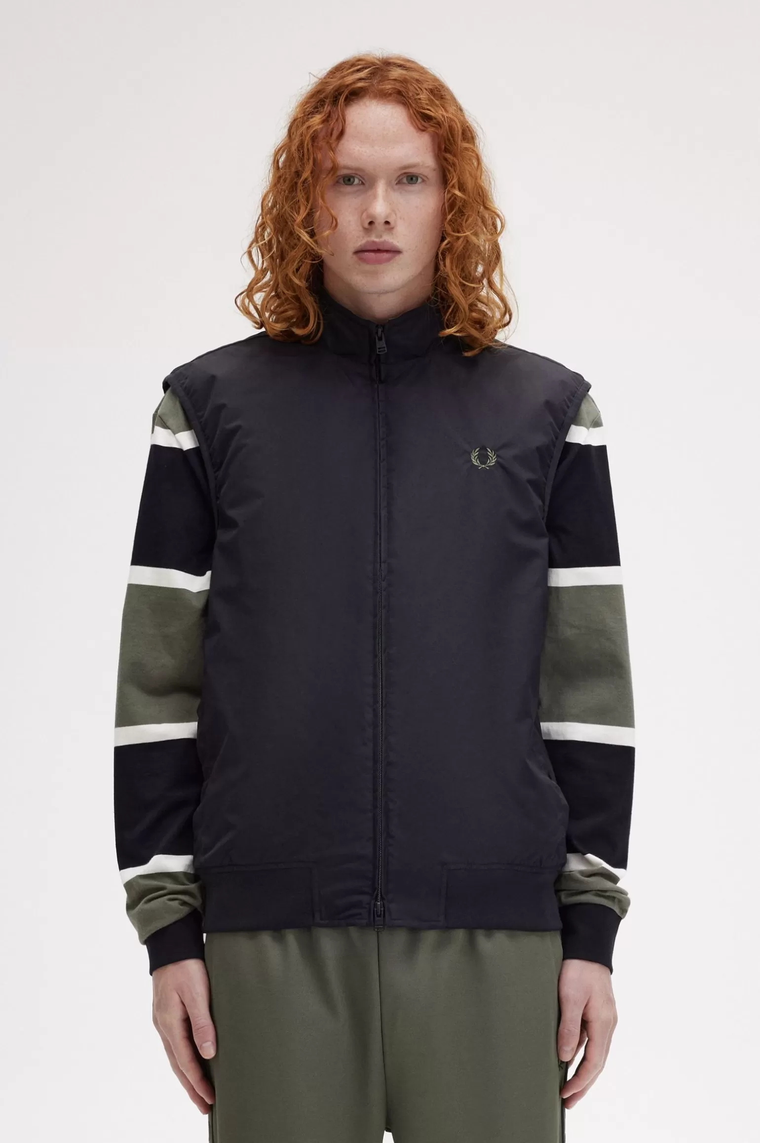 Mäntel und Jacken^Fred Perry Brentham Weste Schwarz