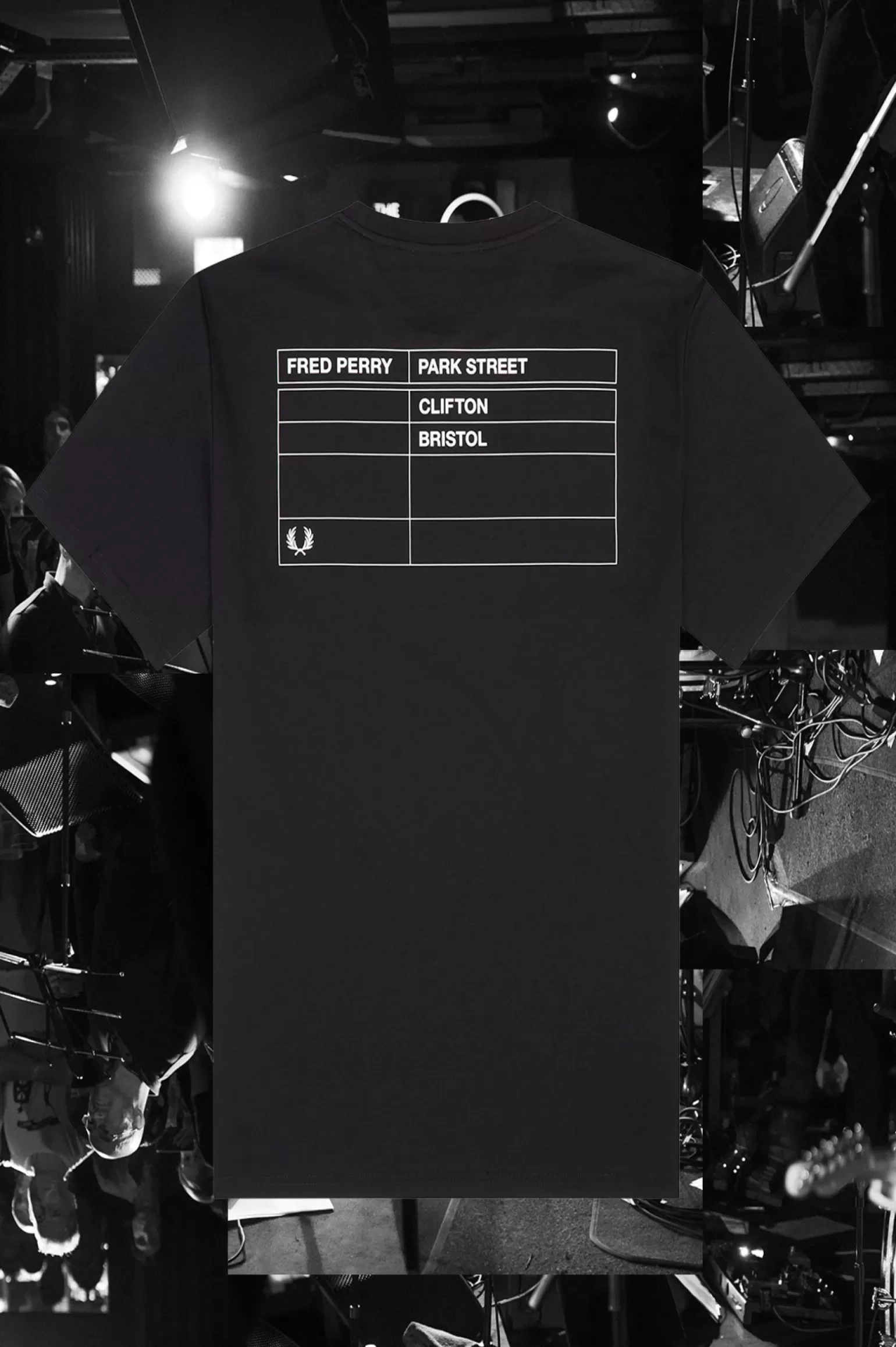 T-Shirts^Fred Perry Bristol Ringer-T-Shirt Schwarz