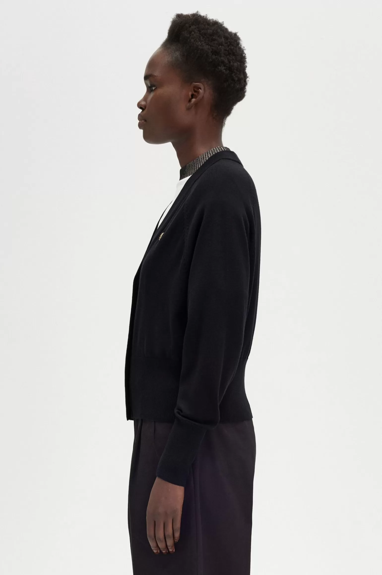 Knitwear^Fred Perry Cardigan Mit V-Ausschnitt Schwarz