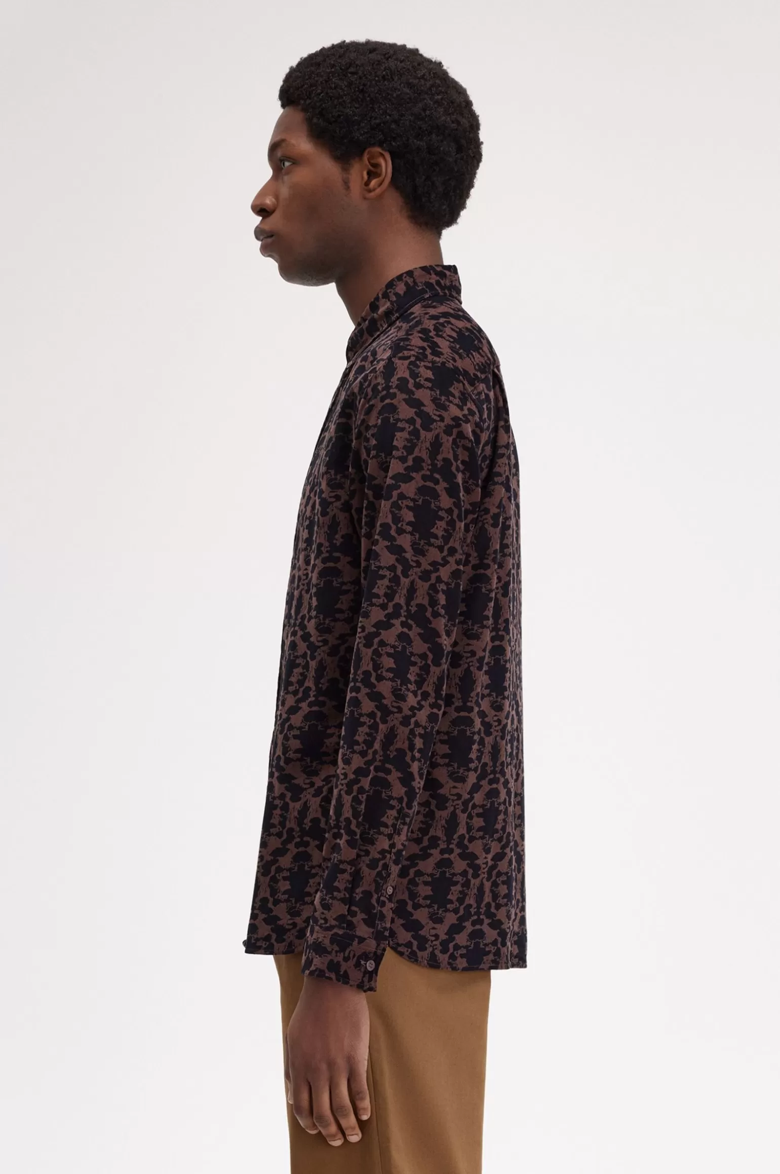 Hemden^Fred Perry Cordhemd Mit Sich Wiederholendem Print Carrington Brick