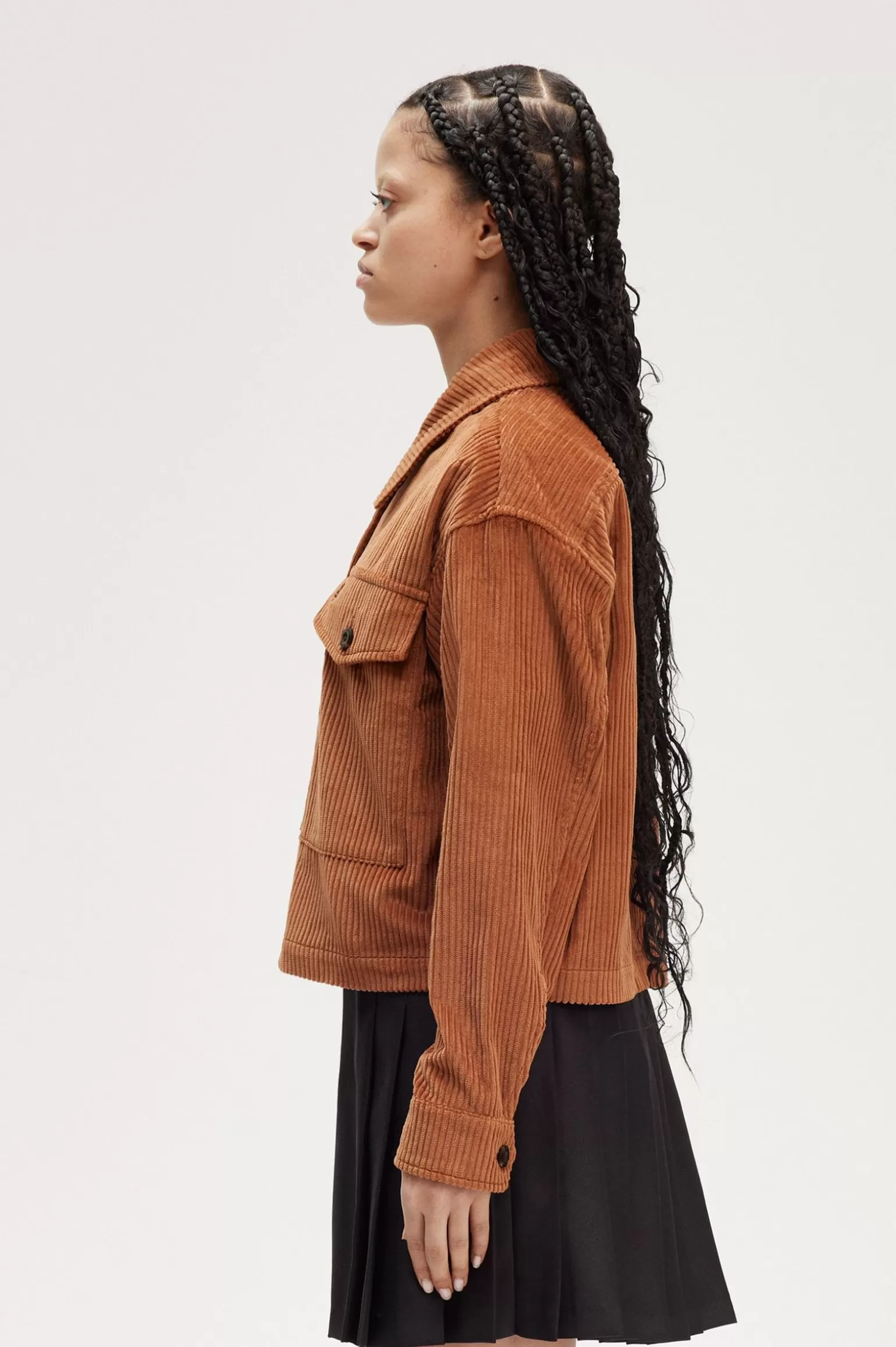 Mäntel und Jacken^Fred Perry Cord-Hemdjacke Marmelade