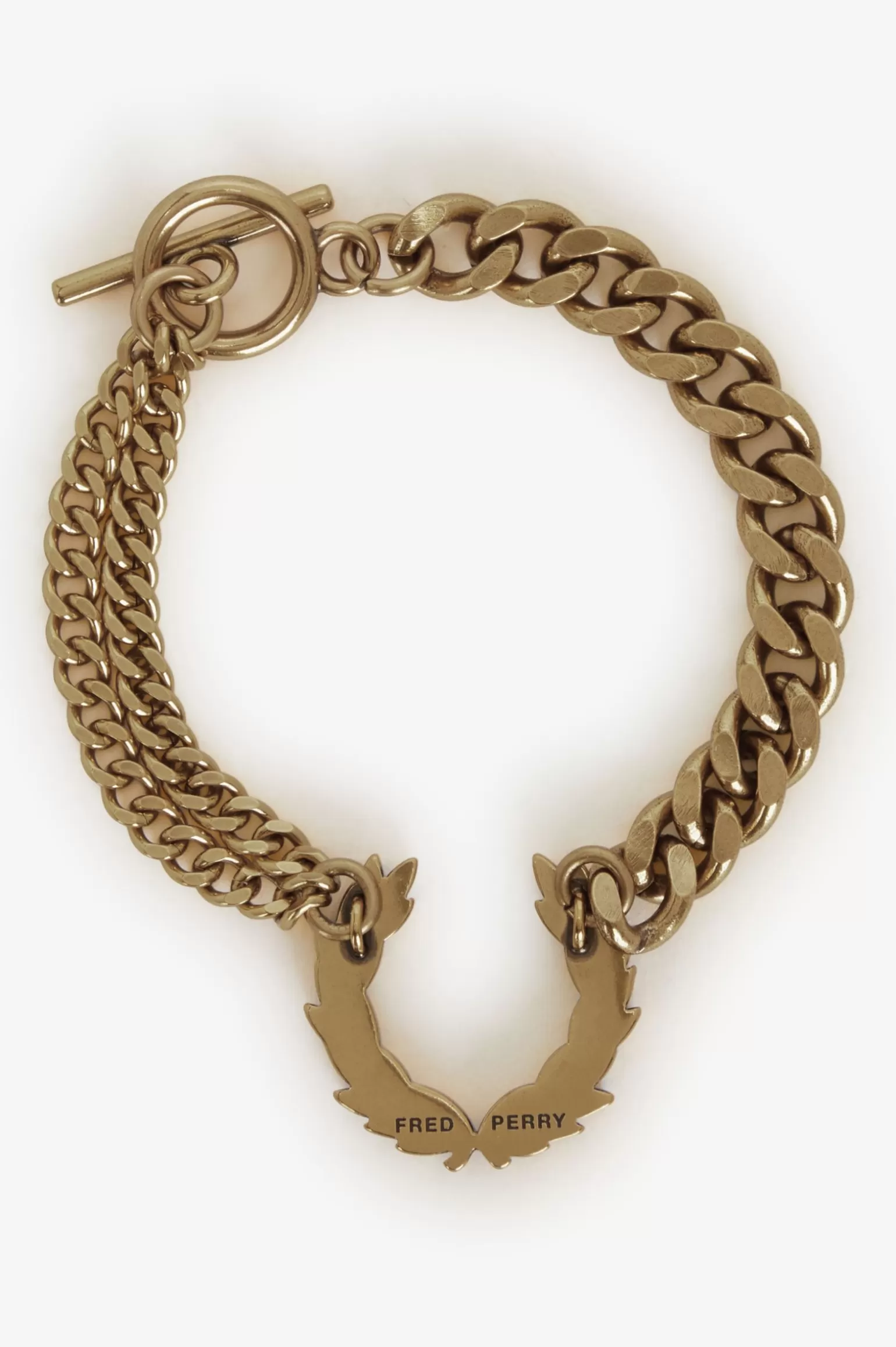 Accessoires | Accessoires^Fred Perry Doppeltes Laurel Wreath Armband Gold