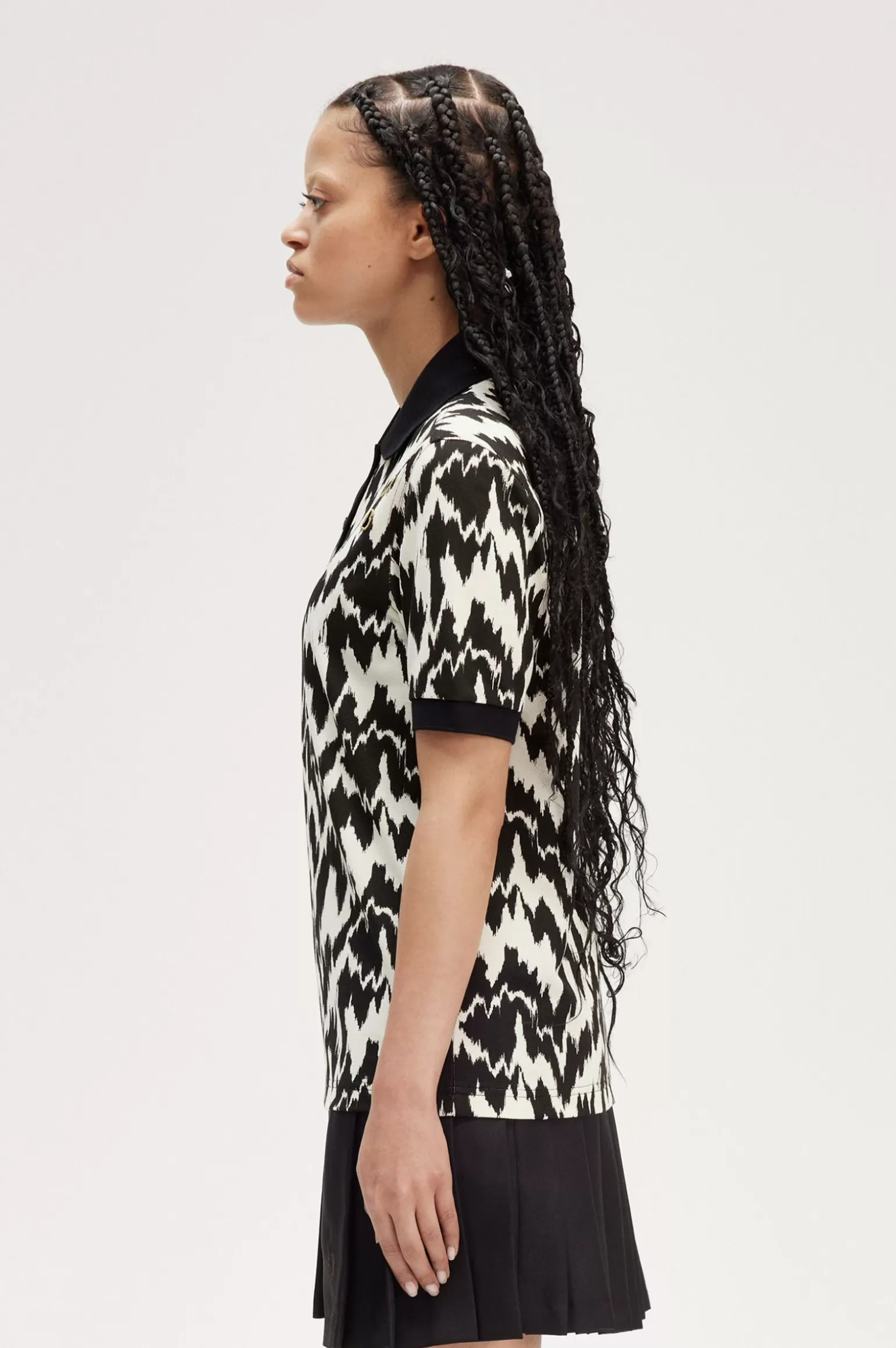 Poloshirts^Fred Perry Poloshirt Mit Animal-Print Ecru