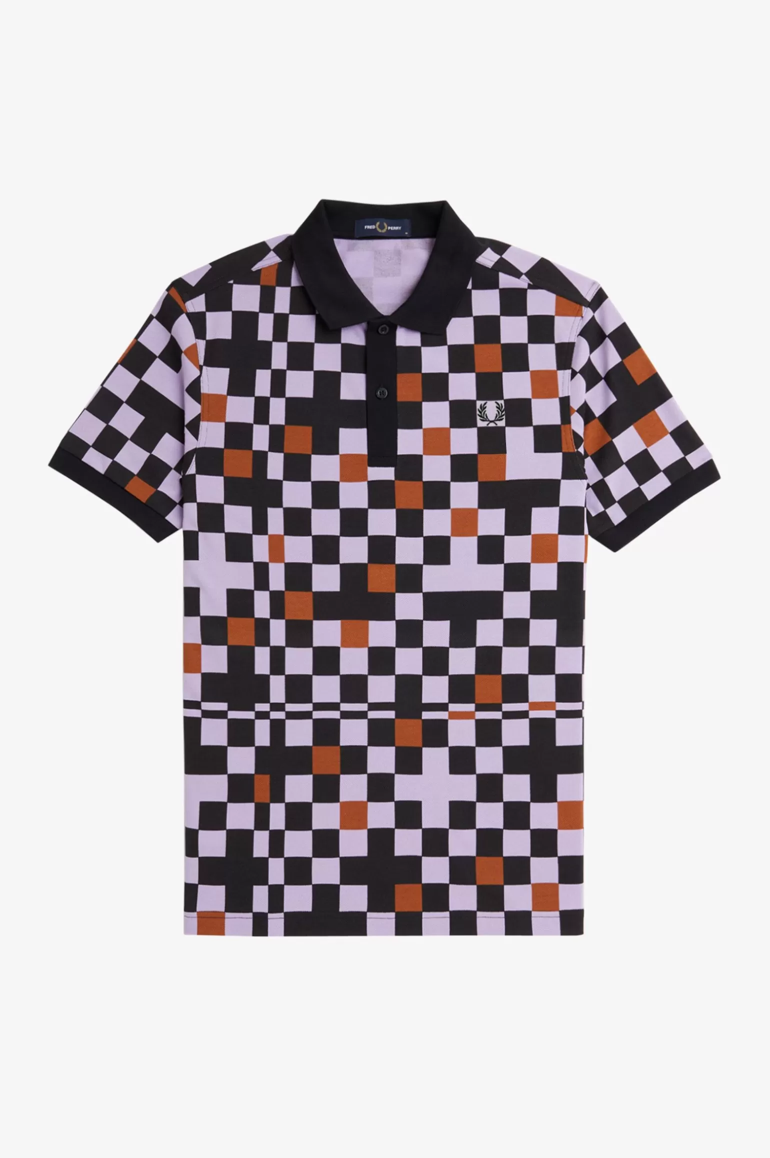 Poloshirts^Fred Perry Shirt Mit Schachbrettmuster Ultraviolett