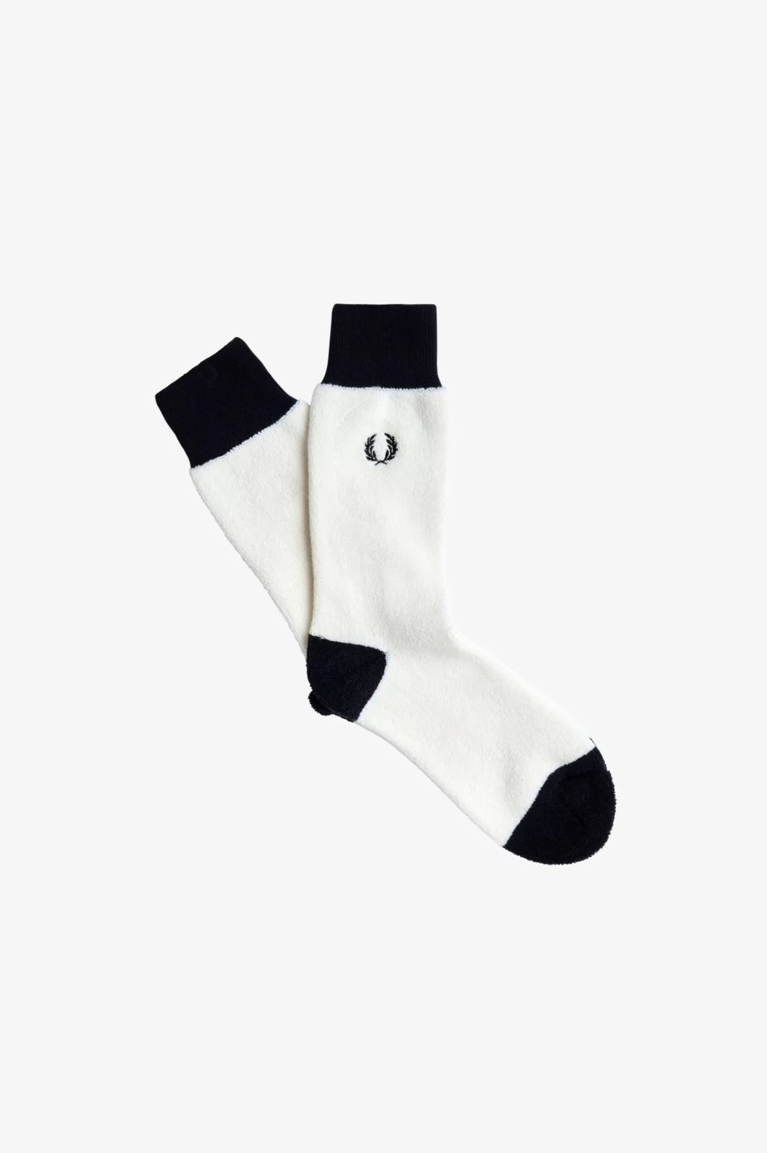 Accessoires | Accessoires^Fred Perry Frotteesocken Schneeweiß / Marineblau