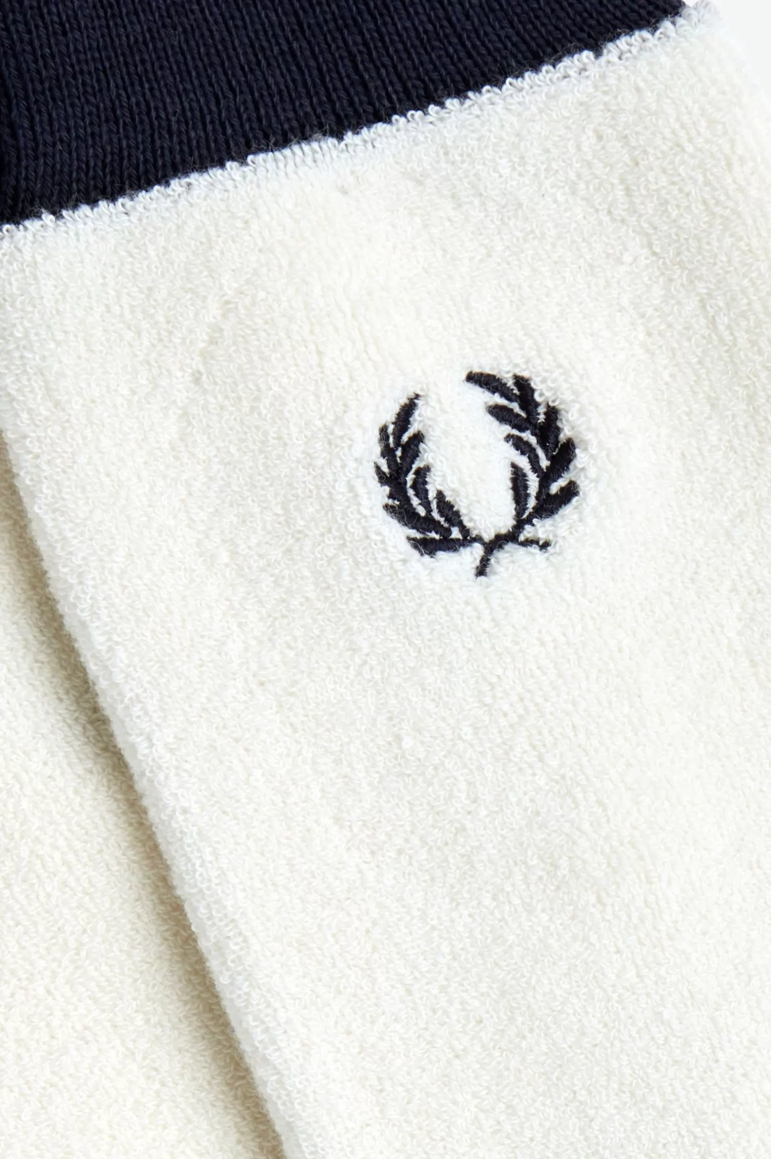 Accessoires | Accessoires^Fred Perry Frotteesocken Schneeweiß / Marineblau