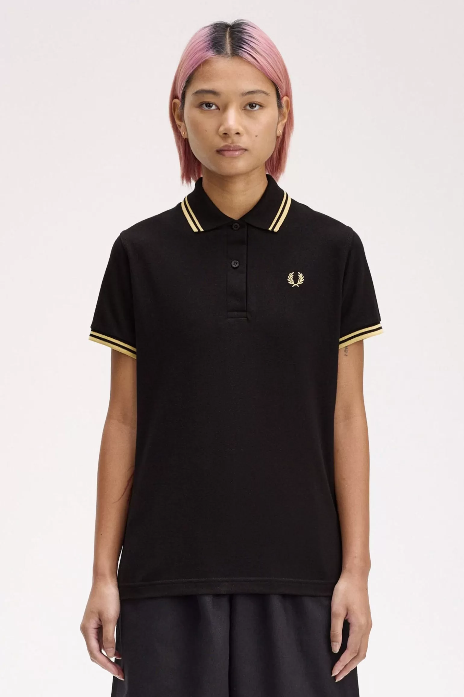 Poloshirts | T-Shirts & Tops^Fred Perry G12 Schwarz / Champagner / Champagner