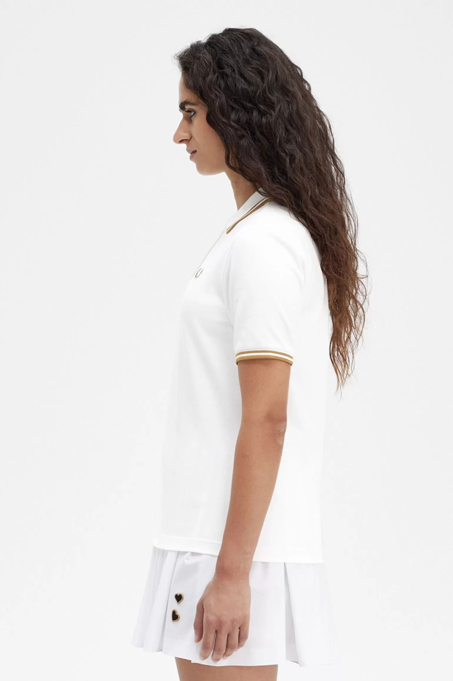 Poloshirts^Fred Perry G3600 Schneeweiß / Dunkelblau
