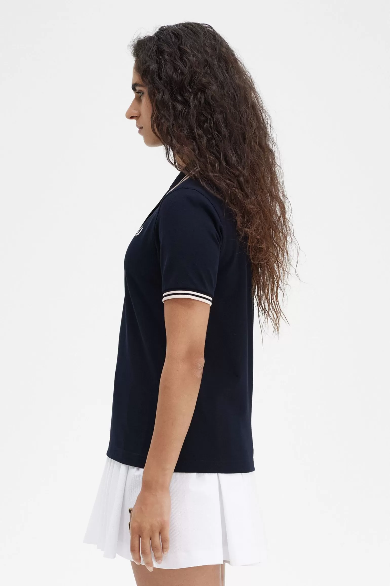 Poloshirts^Fred Perry G3600 Marineblau/Pistazie/Pistazie
