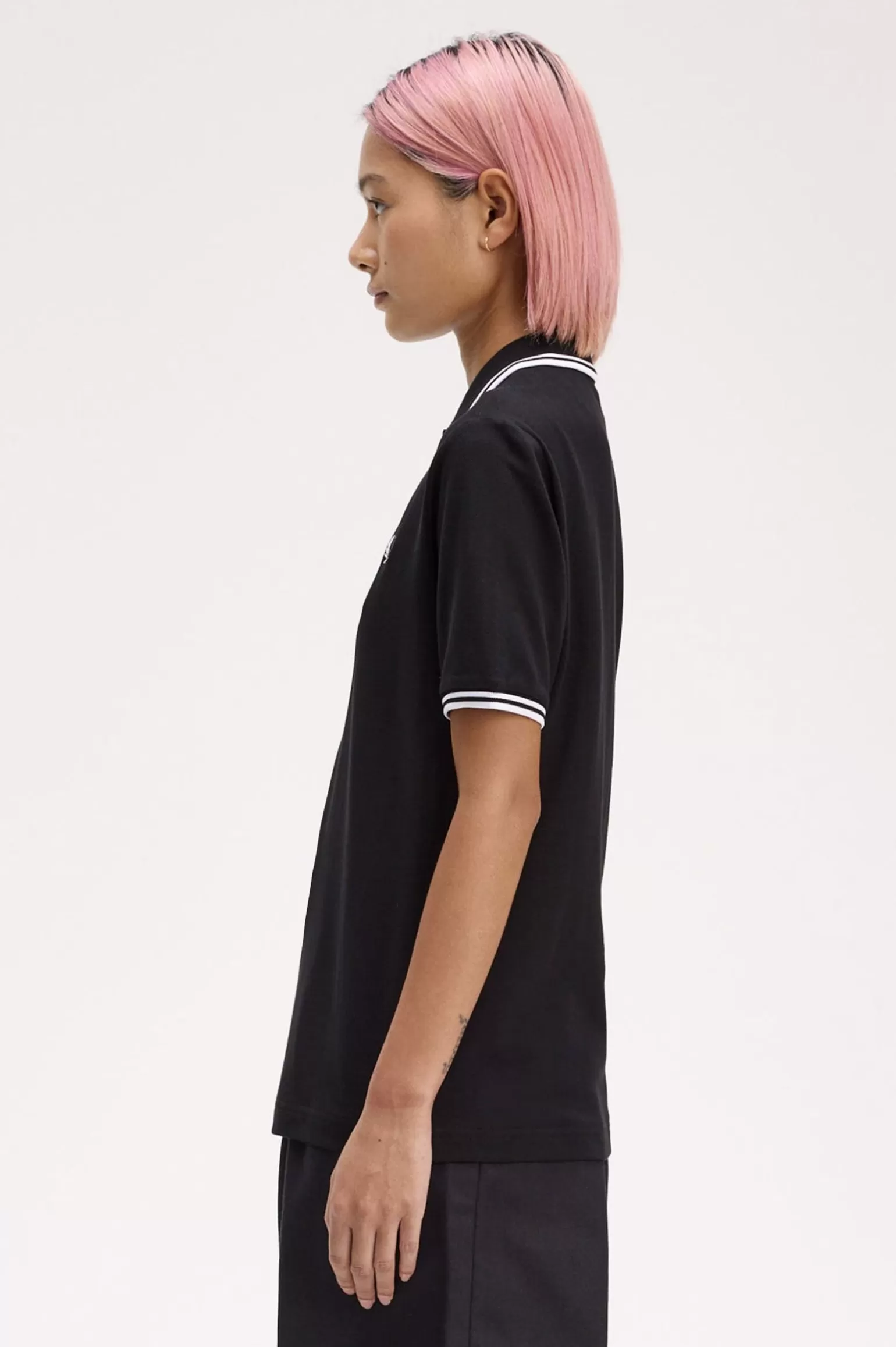 Poloshirts | T-Shirts & Tops^Fred Perry G3600 Schwarz / Weiß / Weiß