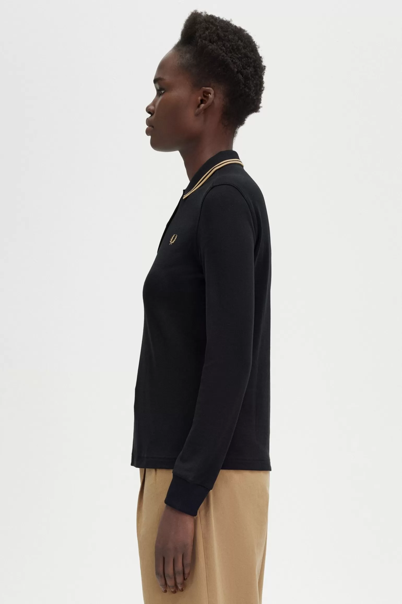 Poloshirts | T-Shirts & Tops^Fred Perry G3636 Schwarz / Warmes Grau / Warmes Grau