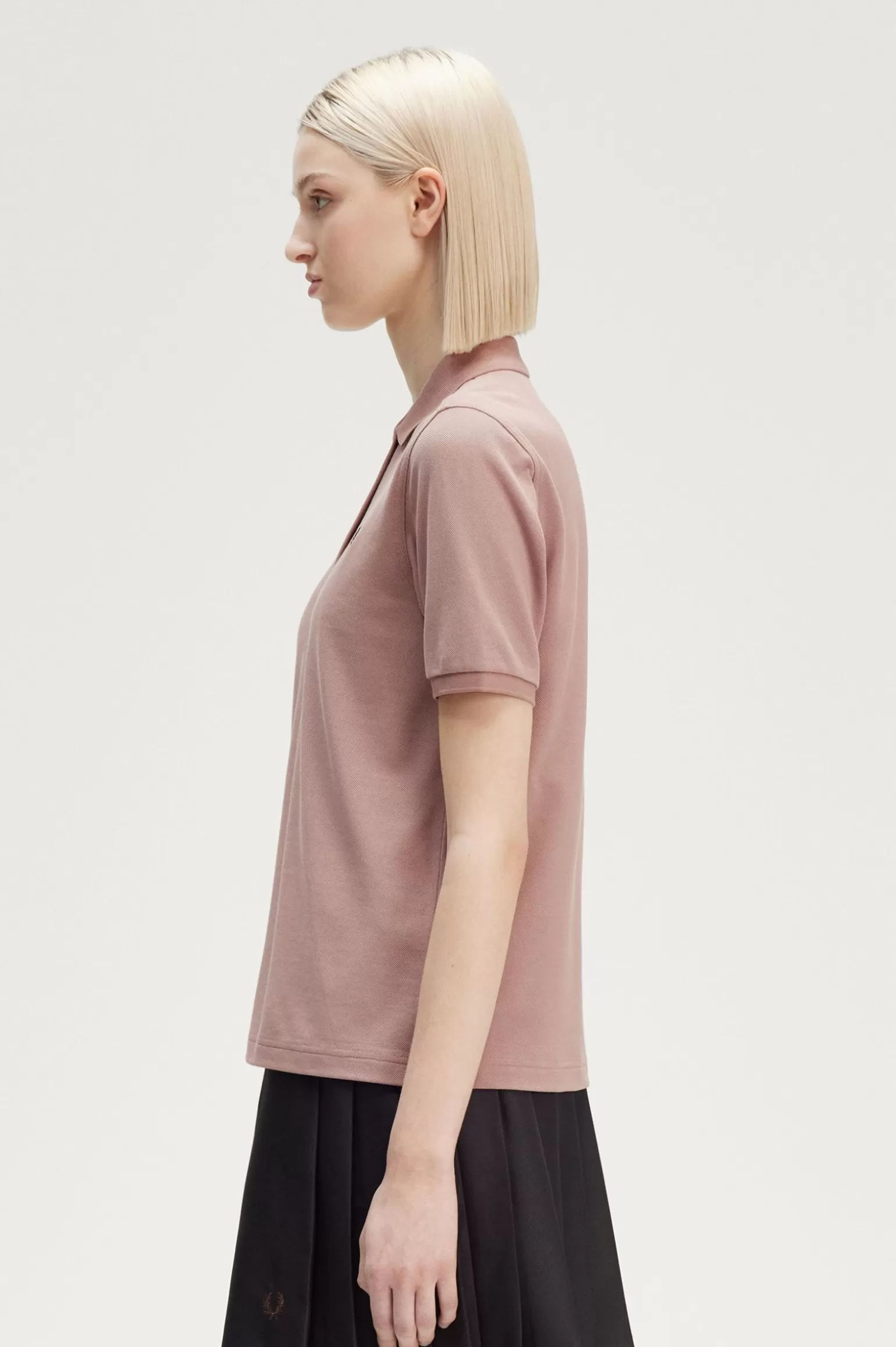 Poloshirts^Fred Perry G6000 Dunkelrosa / Dunkelgrün