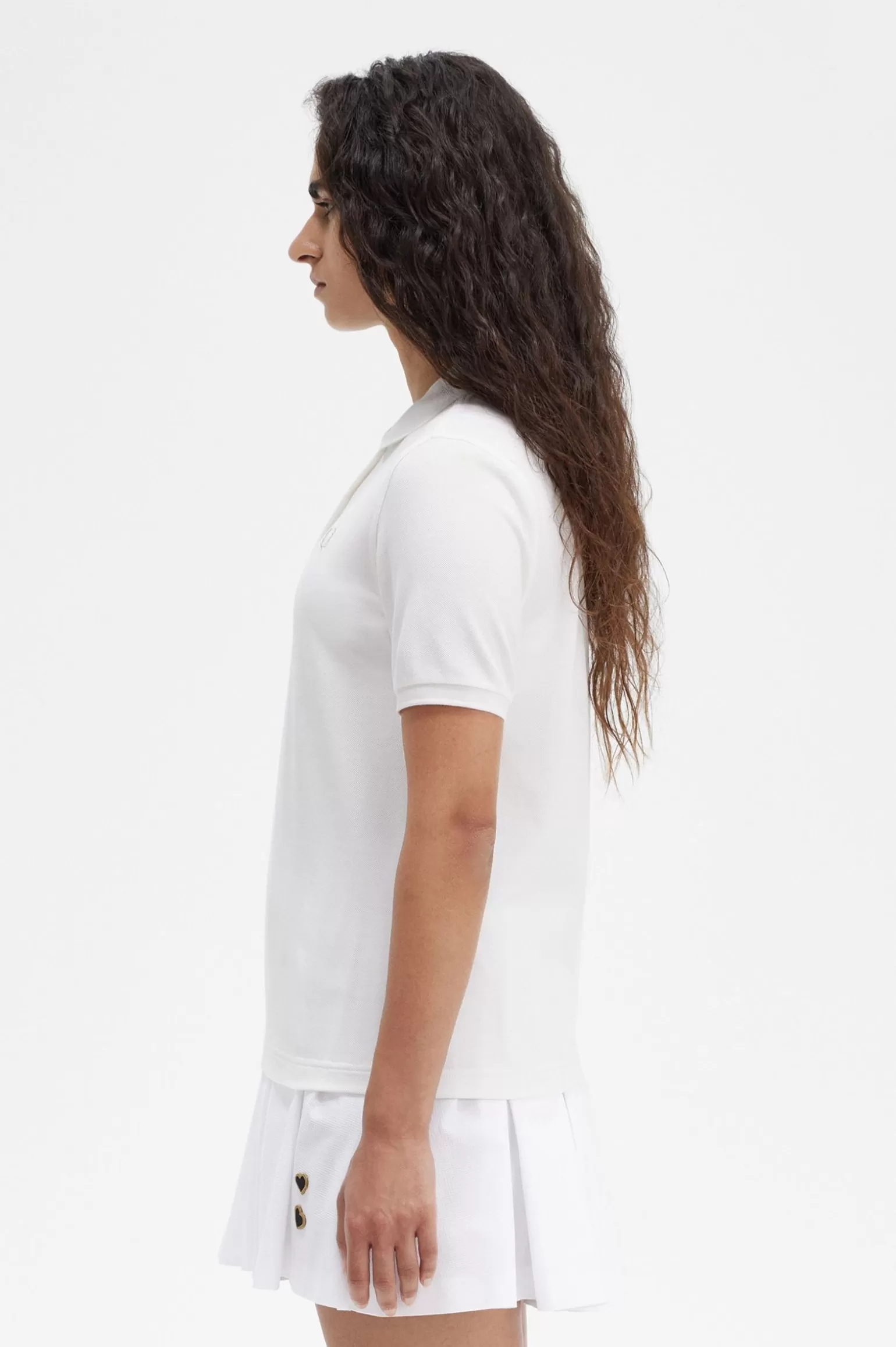 Poloshirts^Fred Perry G6000 Schneeweiß / Dunkelblau