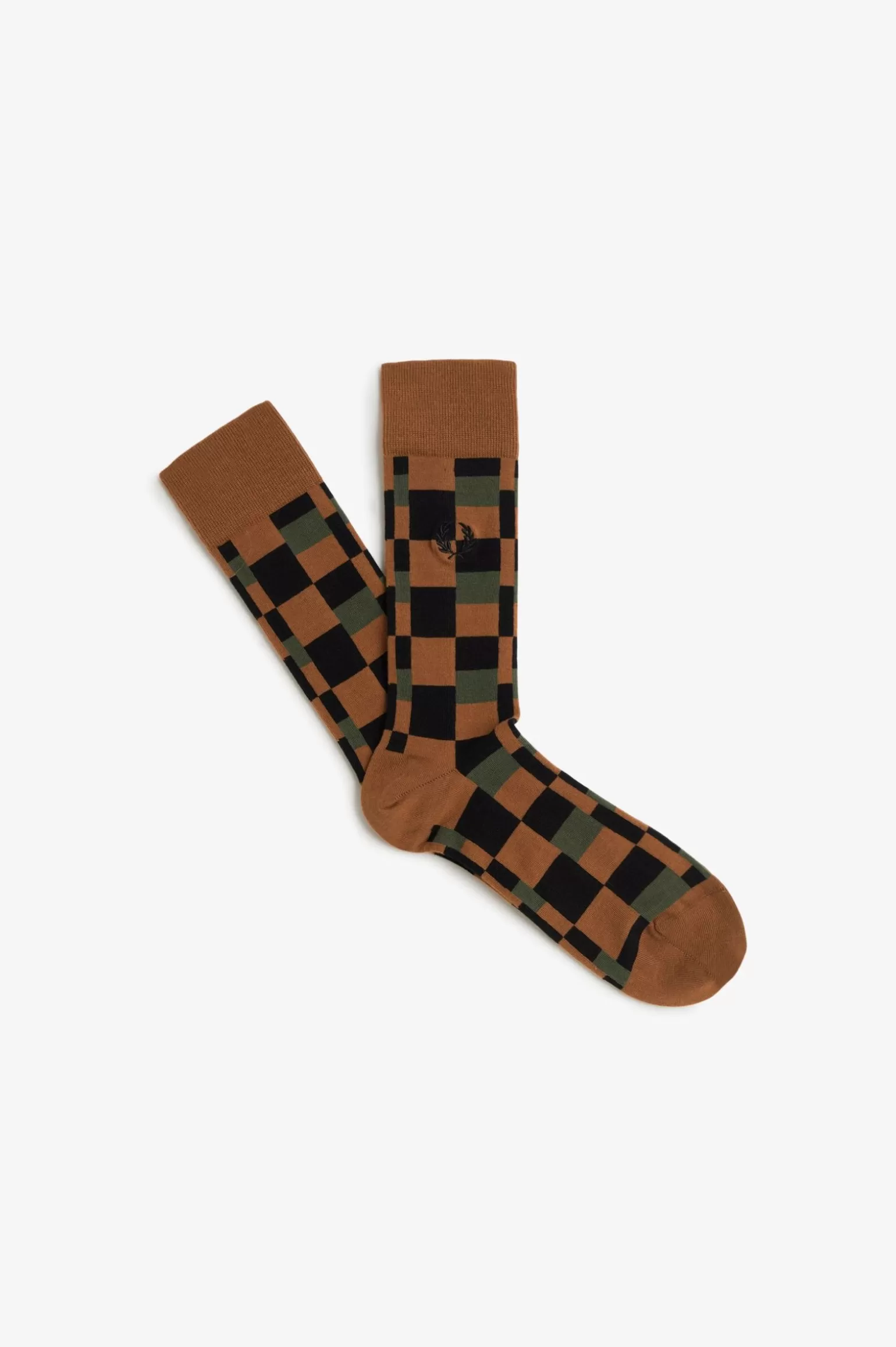 Accessoires | Accessoires^Fred Perry Gebürstete Socken Mit Glitch-Print Marmelade