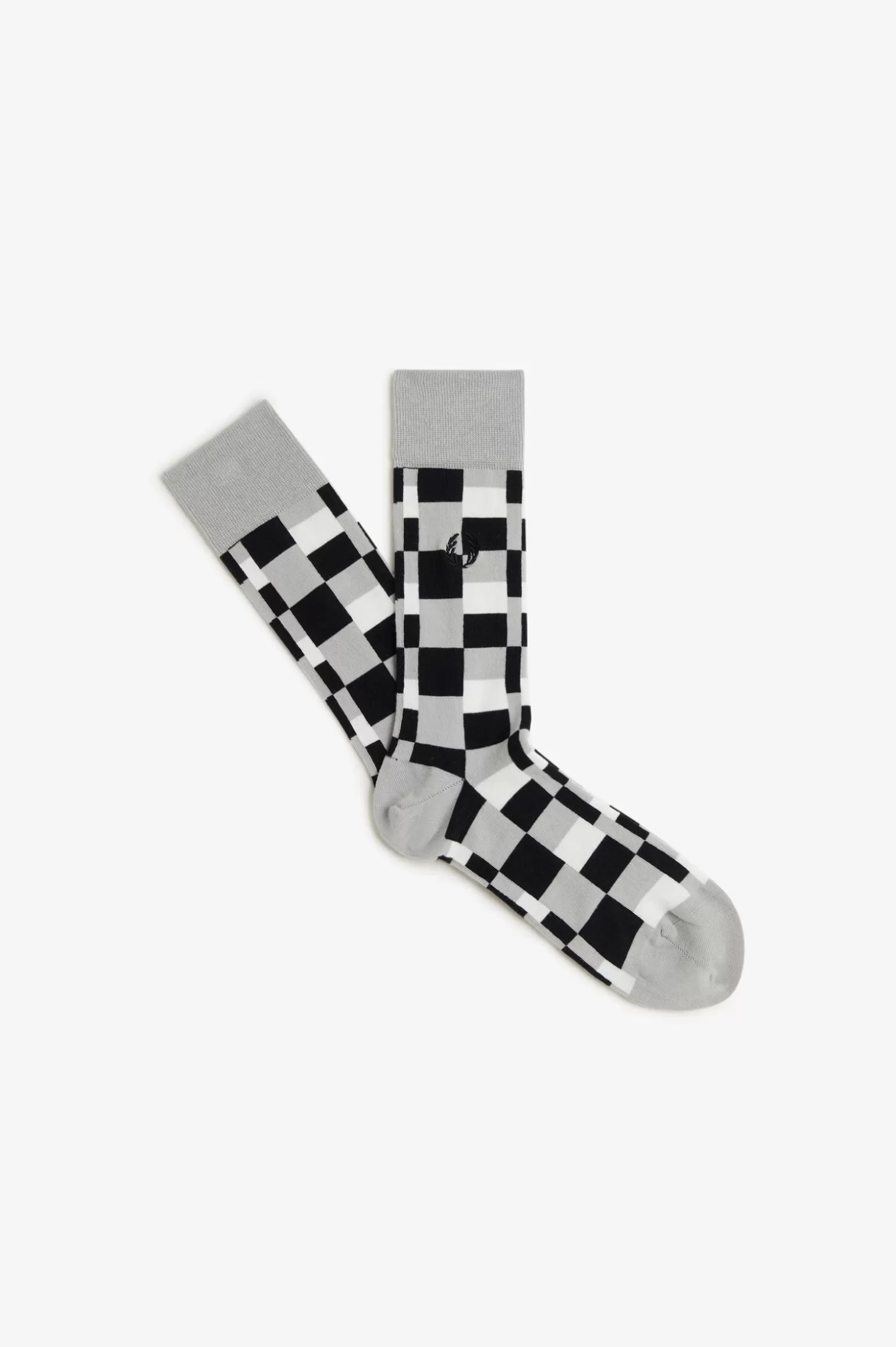 Accessoires | Accessoires^Fred Perry Gebürstete Socken Mit Glitch-Print Kalkstein