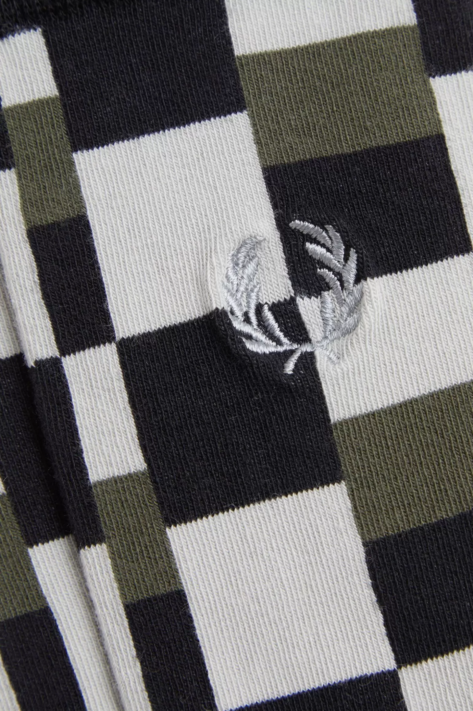 Accessoires | Accessoires^Fred Perry Gebürstete Socken Mit Glitch-Print Schwarz