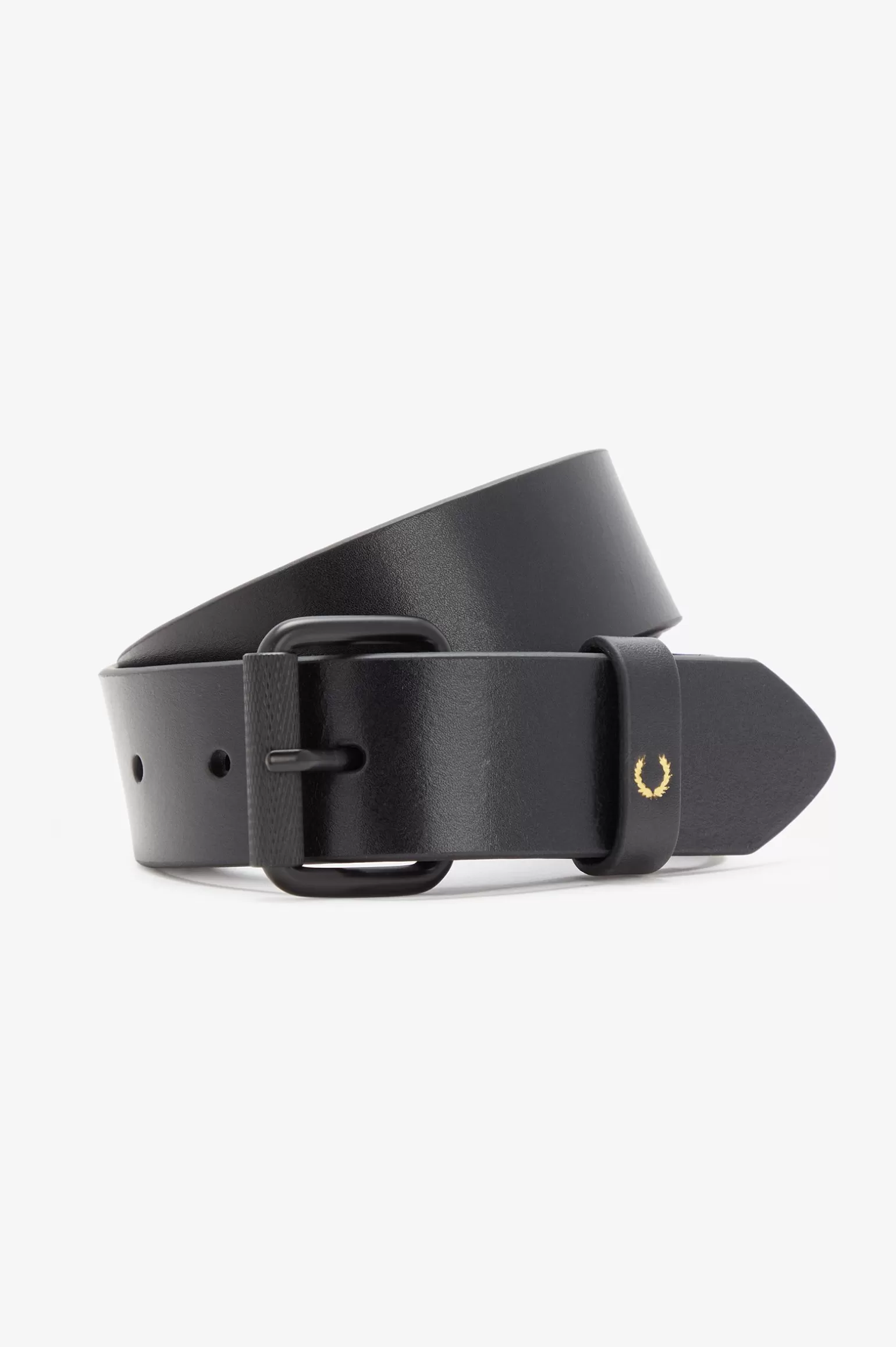 Accessoires | Accessoires^Fred Perry Gürtel Aus Brüniertem Leder Schwarz