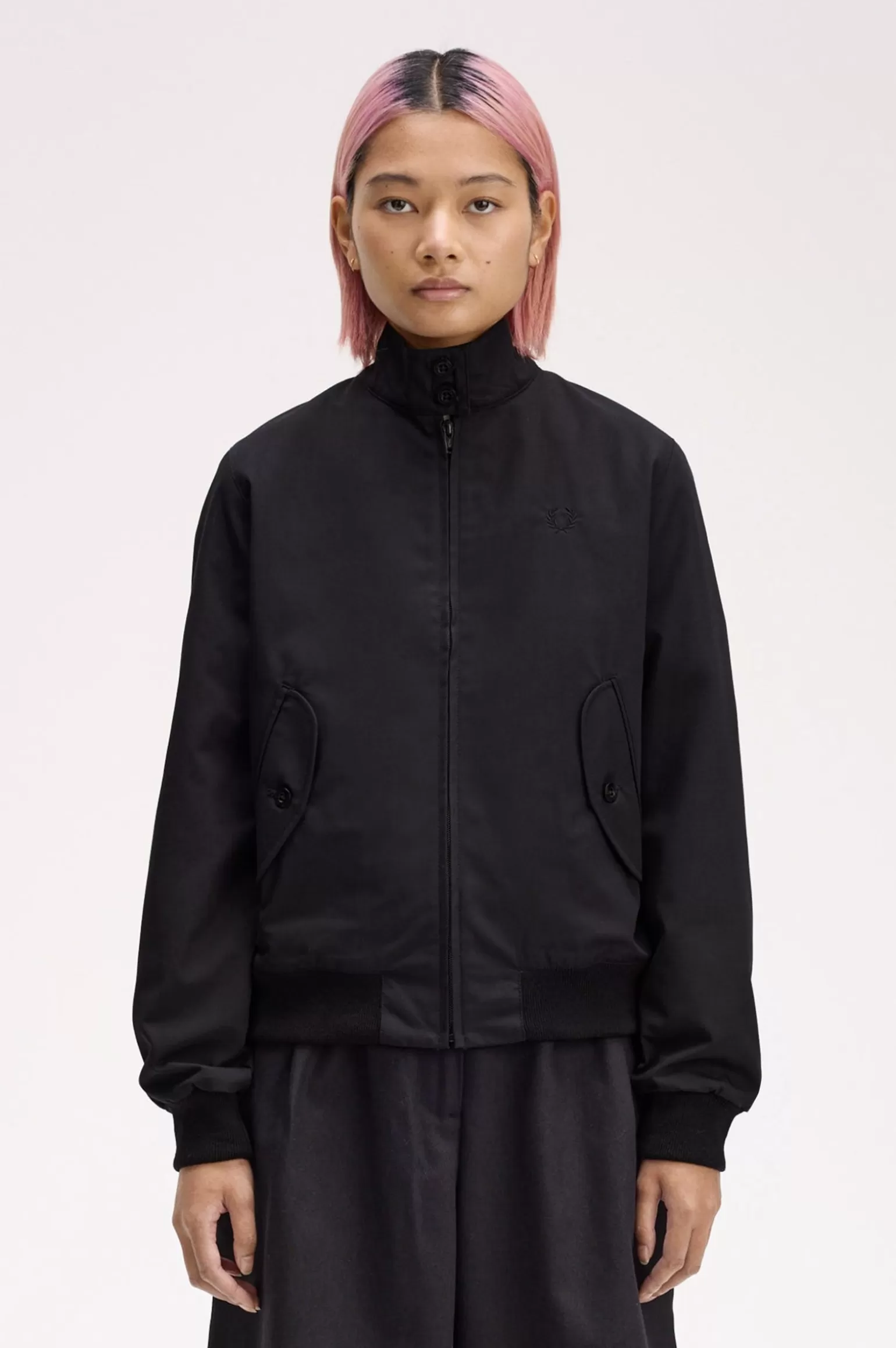 Mäntel und Jacken^Fred Perry Harrington-Jacke Schwarz