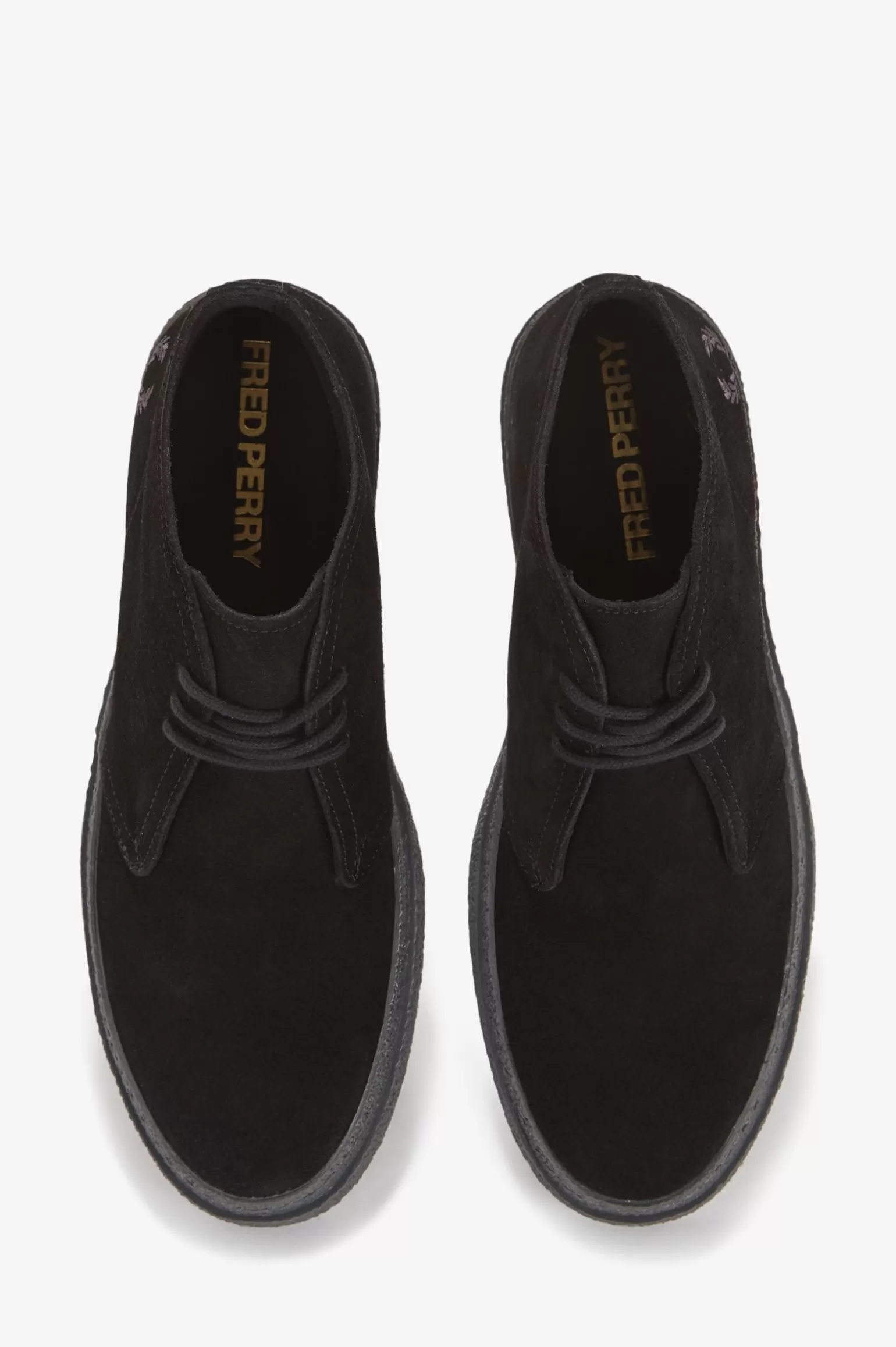 Schuhe^Fred Perry Hawley Schwarz
