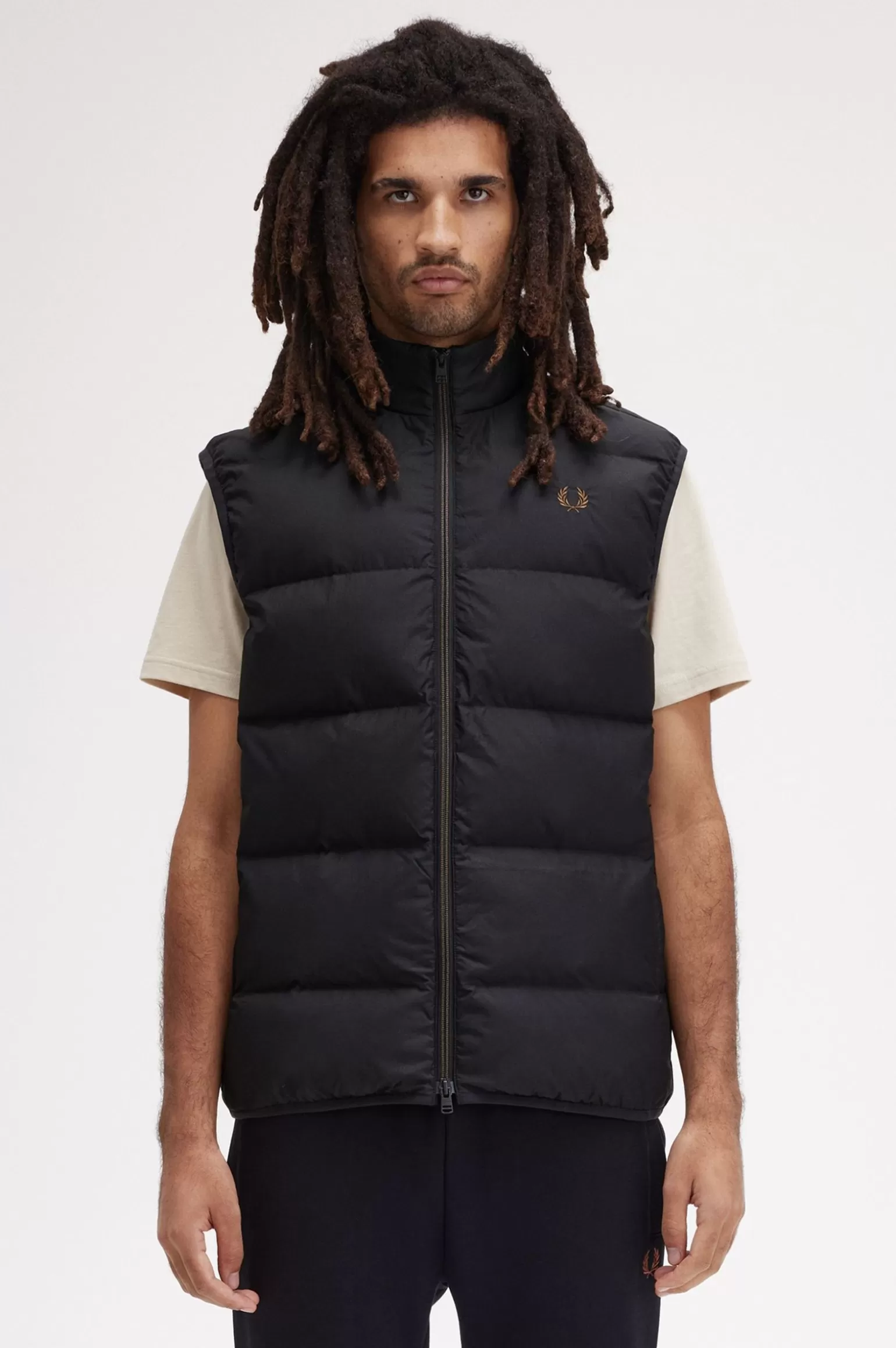 Mäntel und Jacken^Fred Perry Isolierte Weste Schwarz
