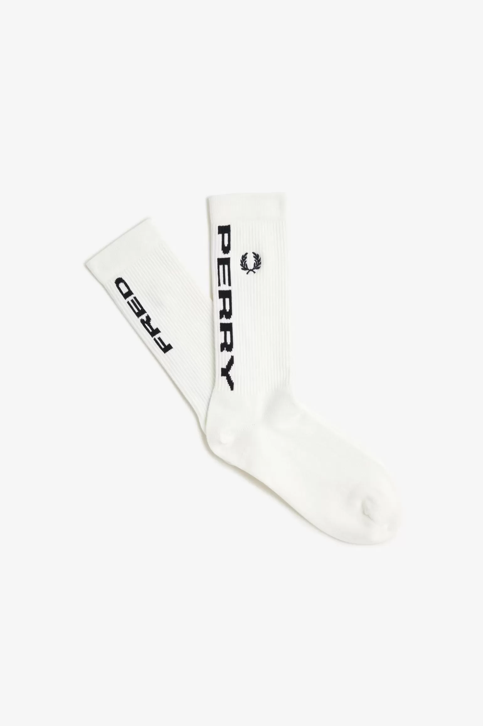 Accessoires | Accessoires^Fred Perry Jacquard-Socken Schneeweiß