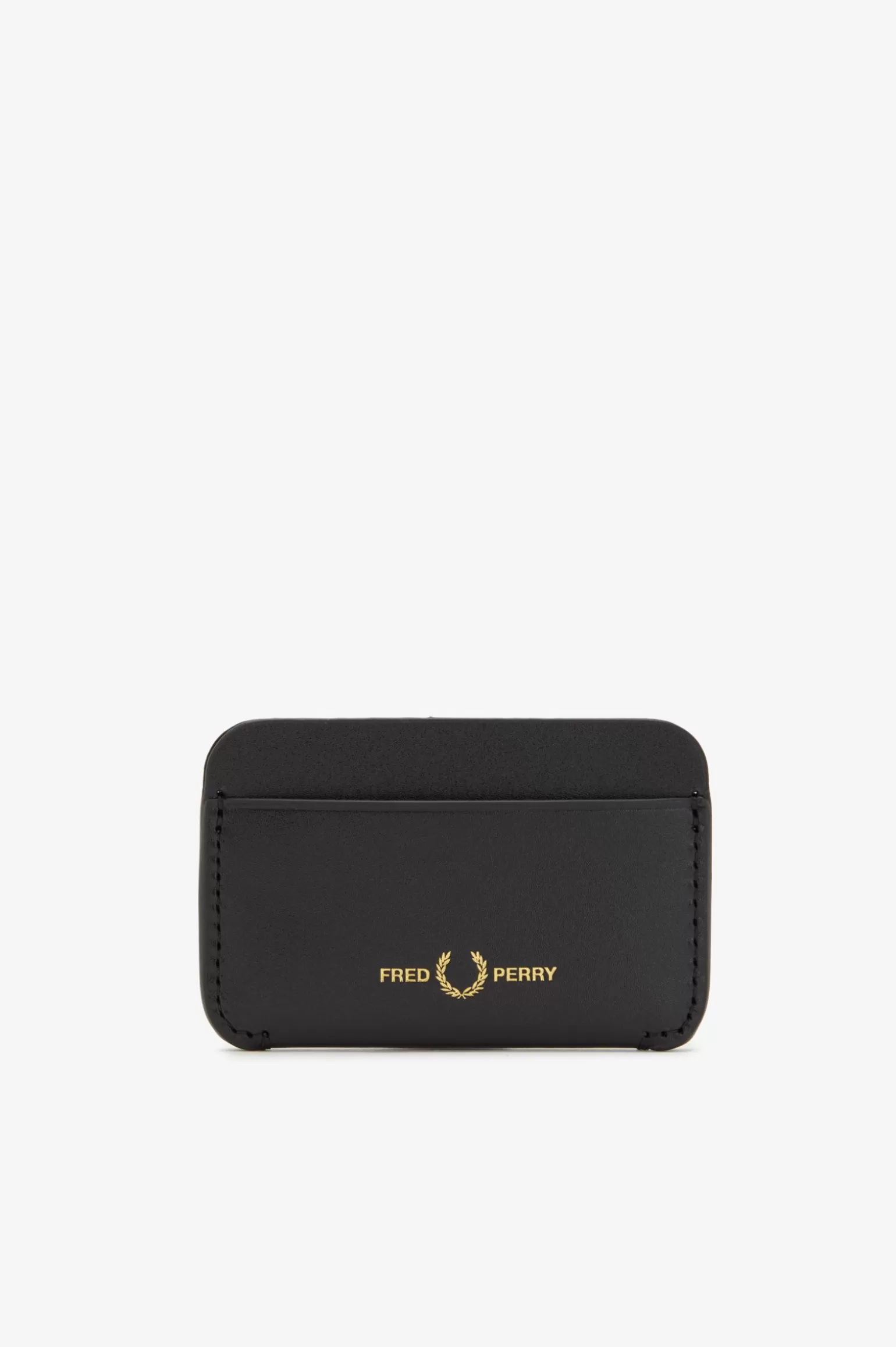 Accessoires | Accessoires^Fred Perry Kartenetui Aus Brüniertem Leder Schwarz