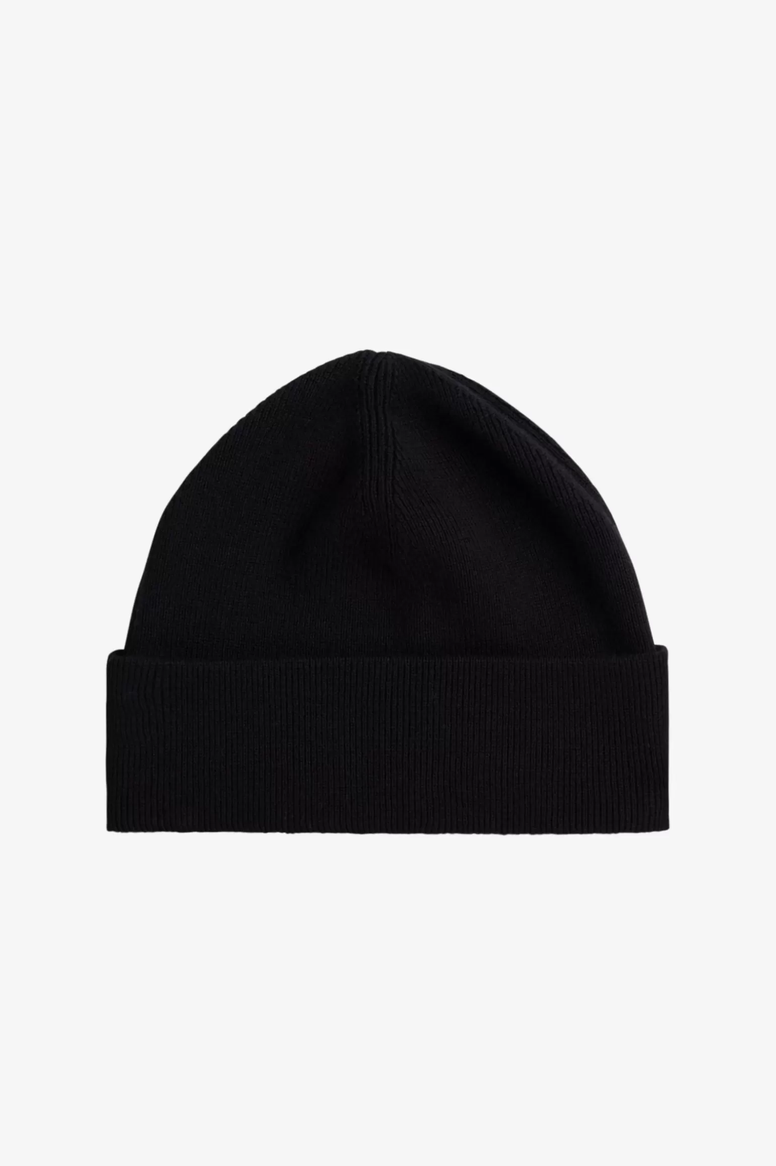 Accessoires | Accessoires^Fred Perry Klassische Beanie-Mütze Schwarz / Champagner