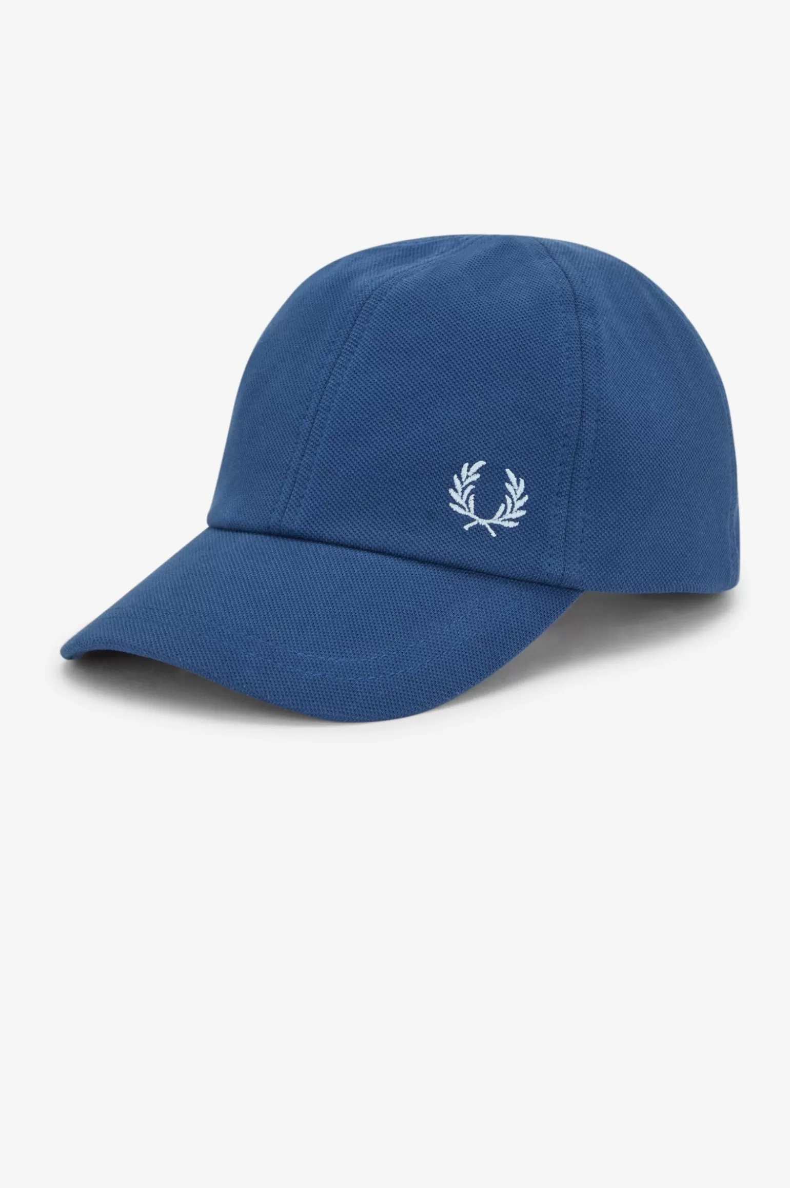 Accessoires | Accessoires^Fred Perry Klassische Schirmmütze Aus Baumwollpiqué Schattiertes Kobaltblau / Helles Eis