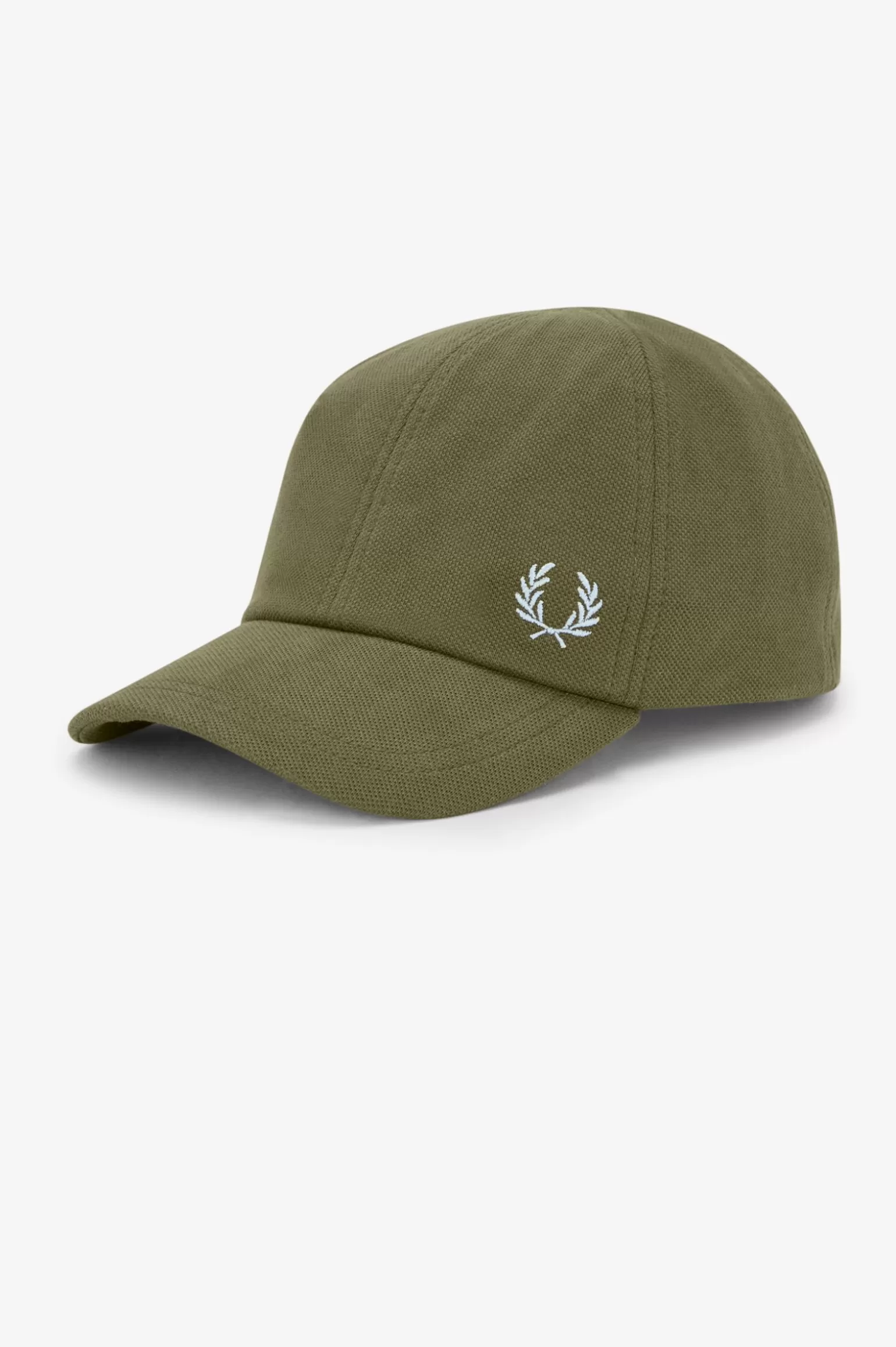 Accessoires | Accessoires^Fred Perry Klassische Schirmmütze Aus Baumwollpiqué Uniformgrün / Heller Eiston