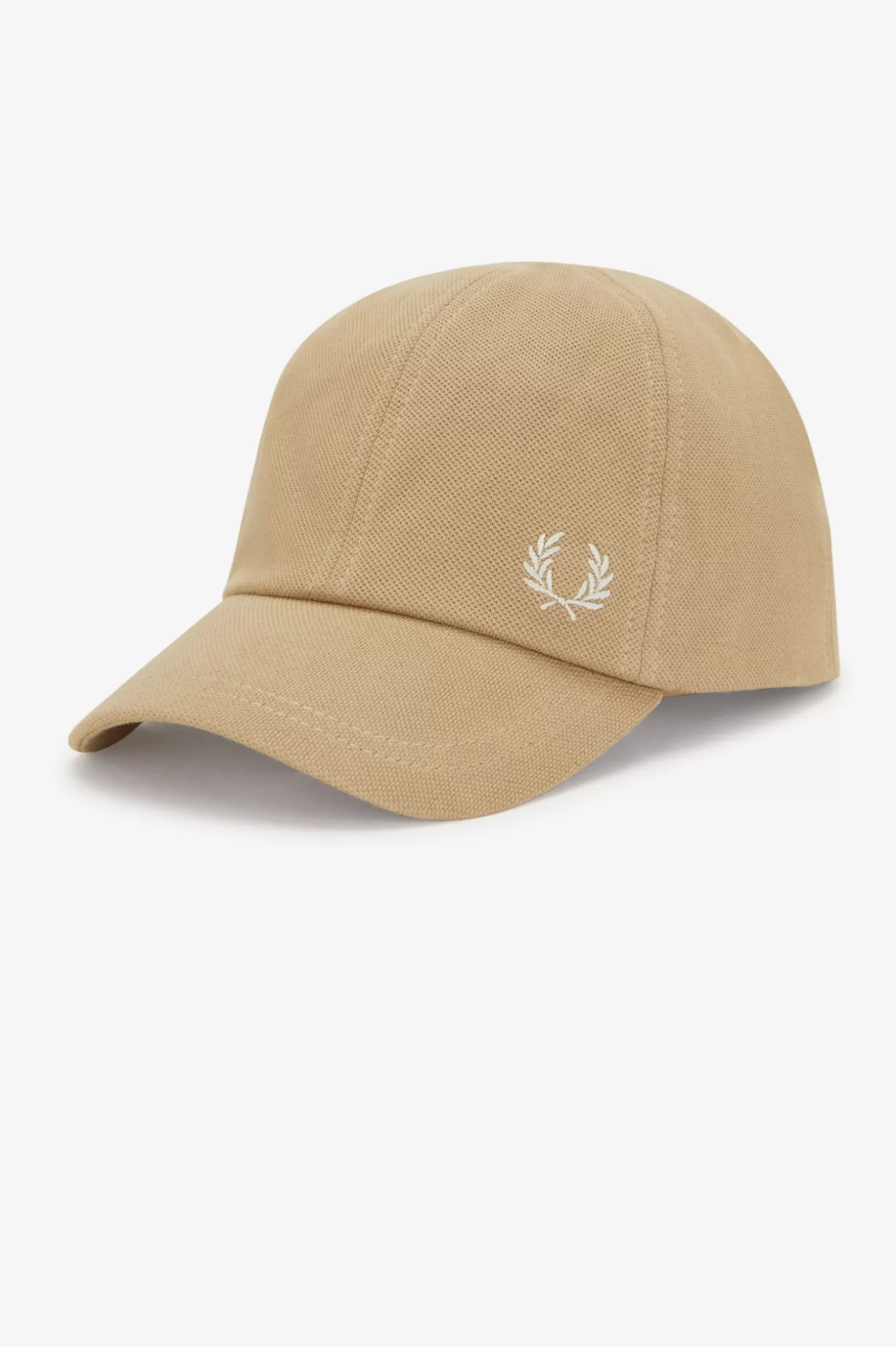 Accessoires | Accessoires^Fred Perry Klassische Schirmmütze Aus Baumwollpiqué Warmes Steingrau / Hellbeige