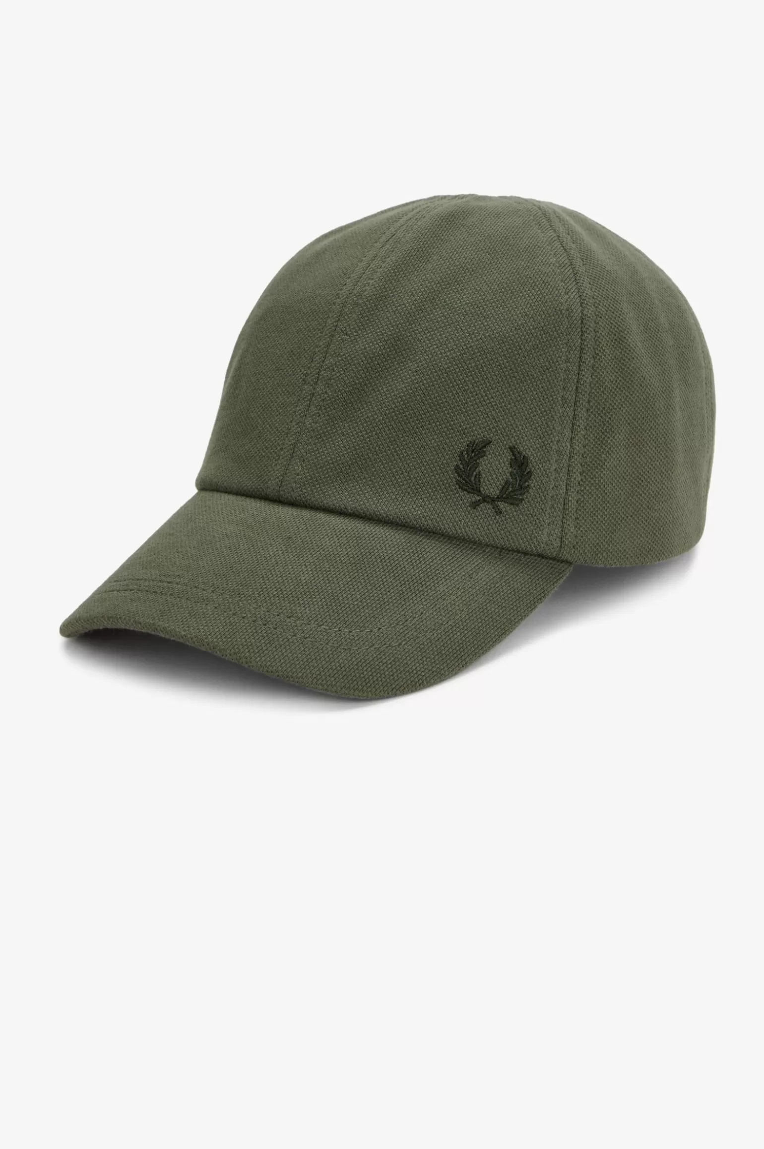 Accessoires | Accessoires^Fred Perry Klassische Schirmmütze Aus Baumwollpiqué Lorbeerkranzgrün / Nachtgrün