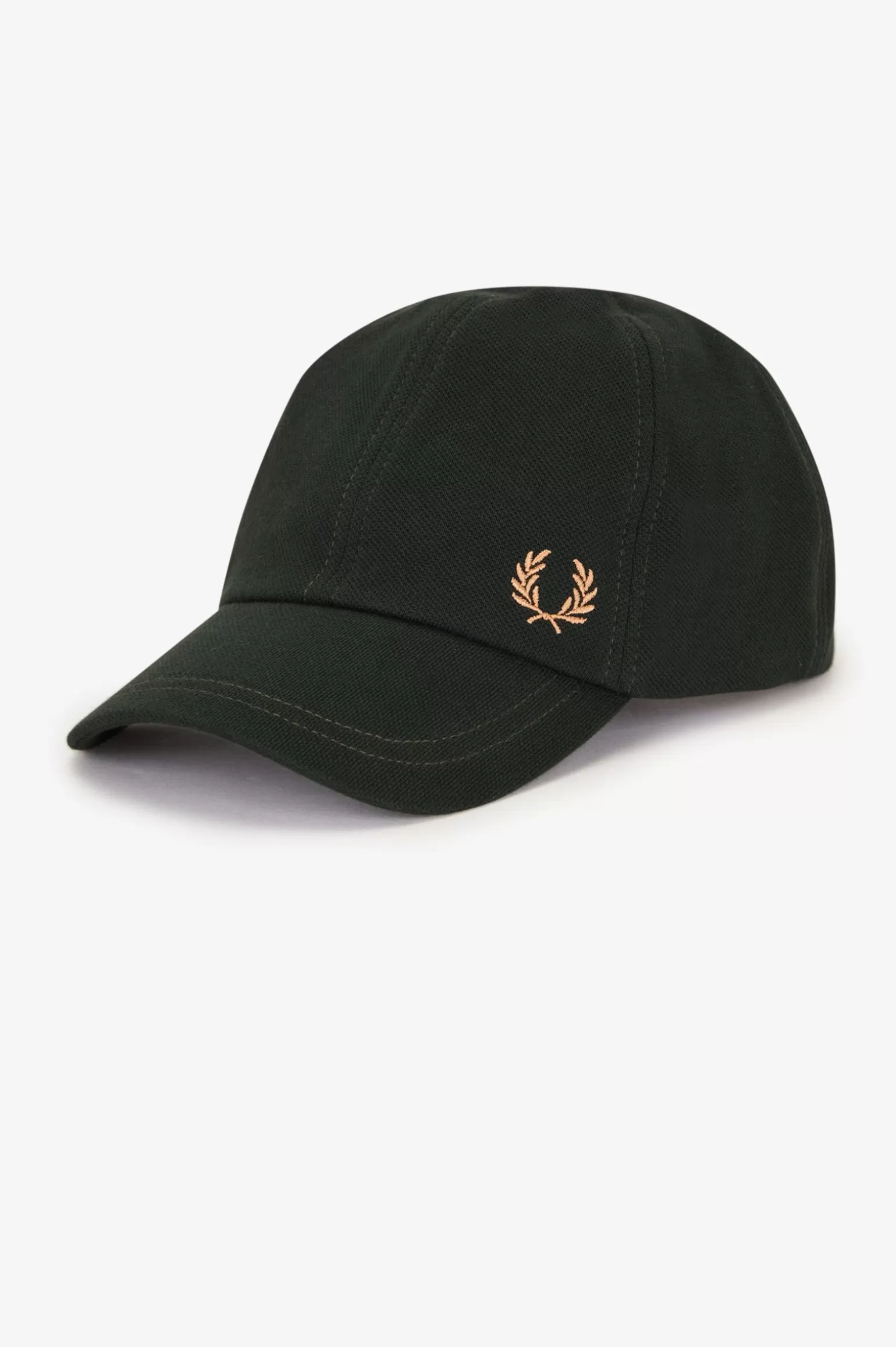 Accessoires | Accessoires^Fred Perry Klassische Schirmmütze Aus Baumwollpiqué Nachtgrün / Helles Rost