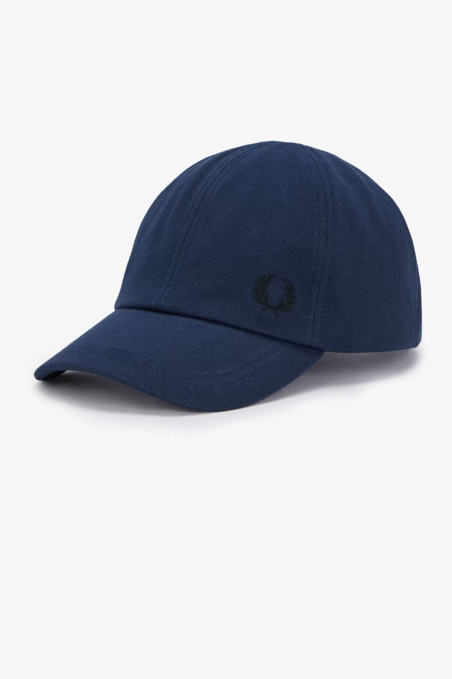 Accessoires | Accessoires^Fred Perry Klassische Schirmmütze Aus Baumwollpiqué Tiefes Dunkelblau / Schwarz