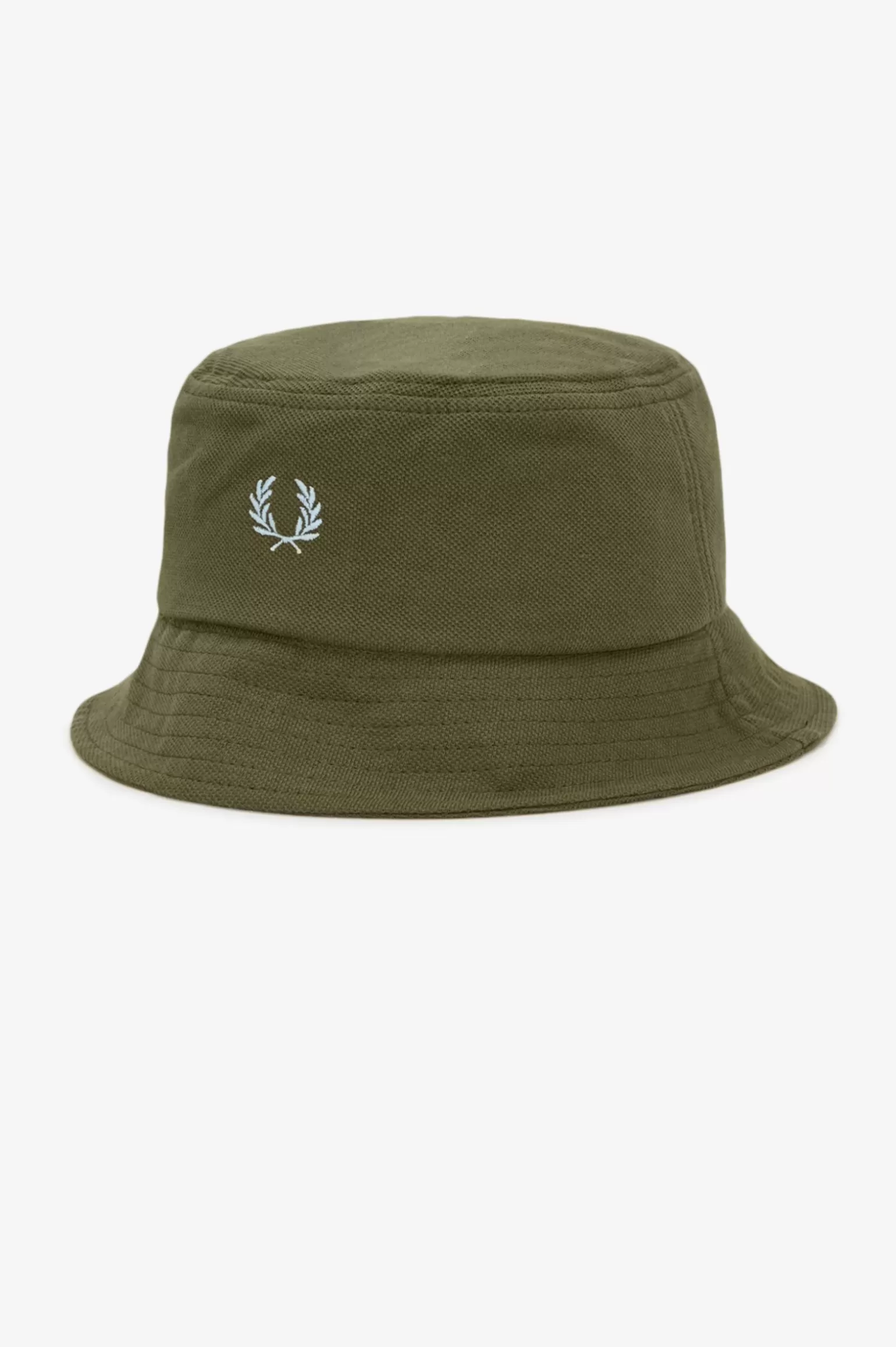 Accessoires | Accessoires^Fred Perry Klassischer Fischerhut Aus Piqué Uniformgrün / Helles Eis