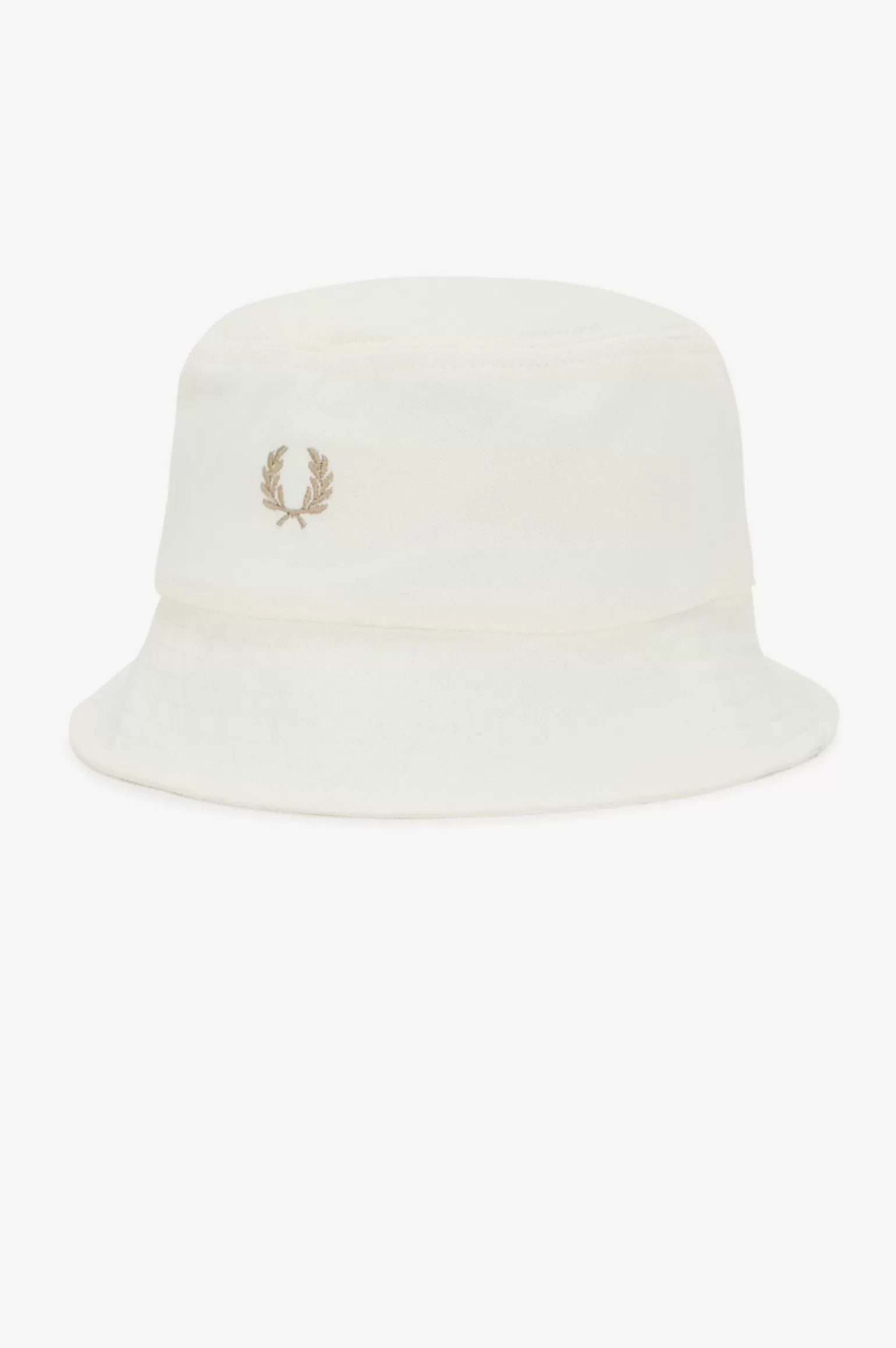 Accessoires | Accessoires^Fred Perry Klassischer Fischerhut Aus Piqué Ecru / Warmes Steingrau