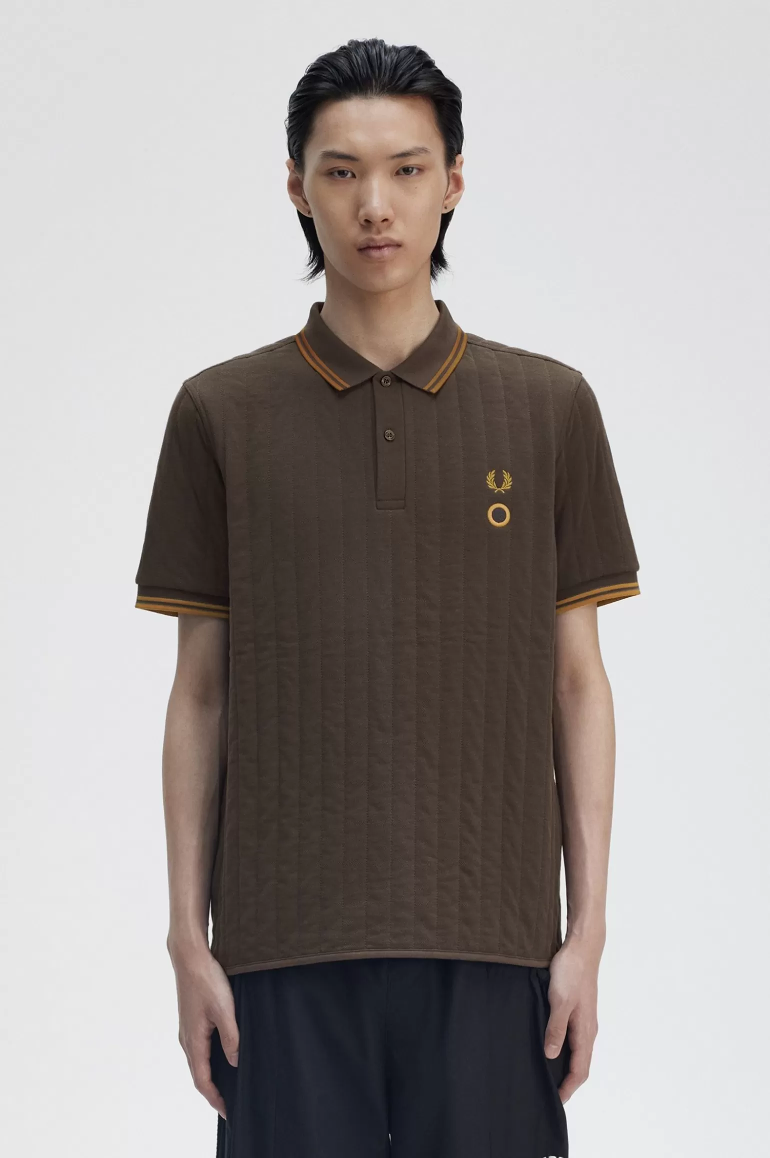 Poloshirts^Fred Perry Kurzärmeliges Poloshirt Von Mit Steppung