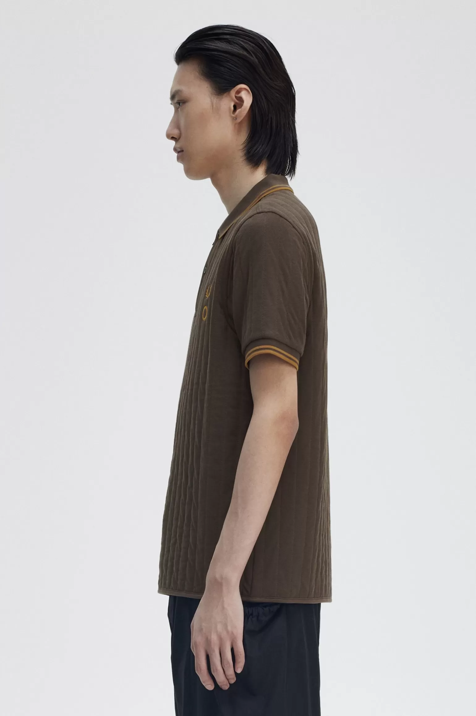 Poloshirts^Fred Perry Kurzärmeliges Poloshirt Von Mit Steppung