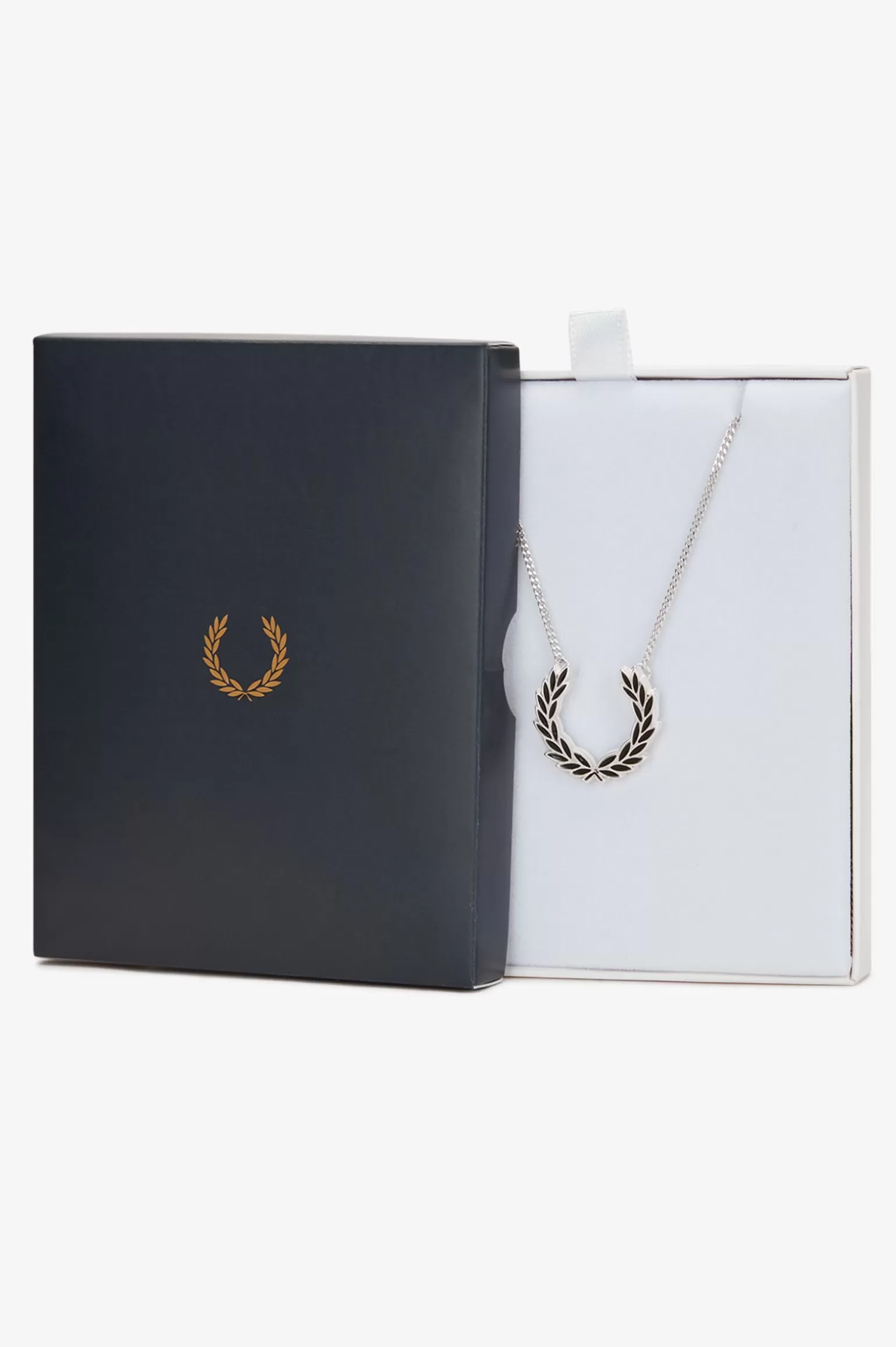 Accessoires | Accessoires^Fred Perry Laurel Wreath Halskette Metallic-Silber