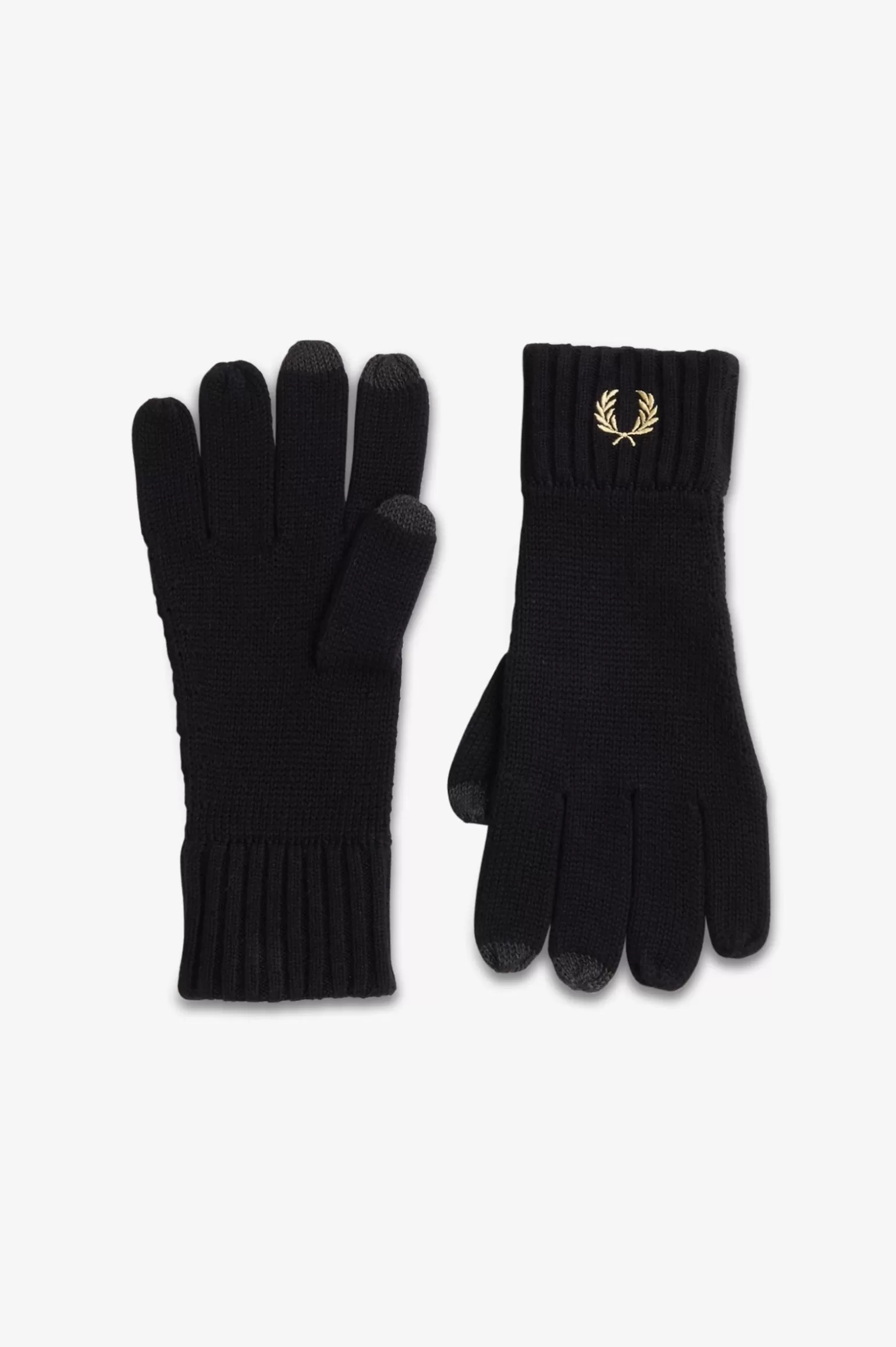 Accessoires | Accessoires^Fred Perry Laurel Wreath Handschuhe Schwarz