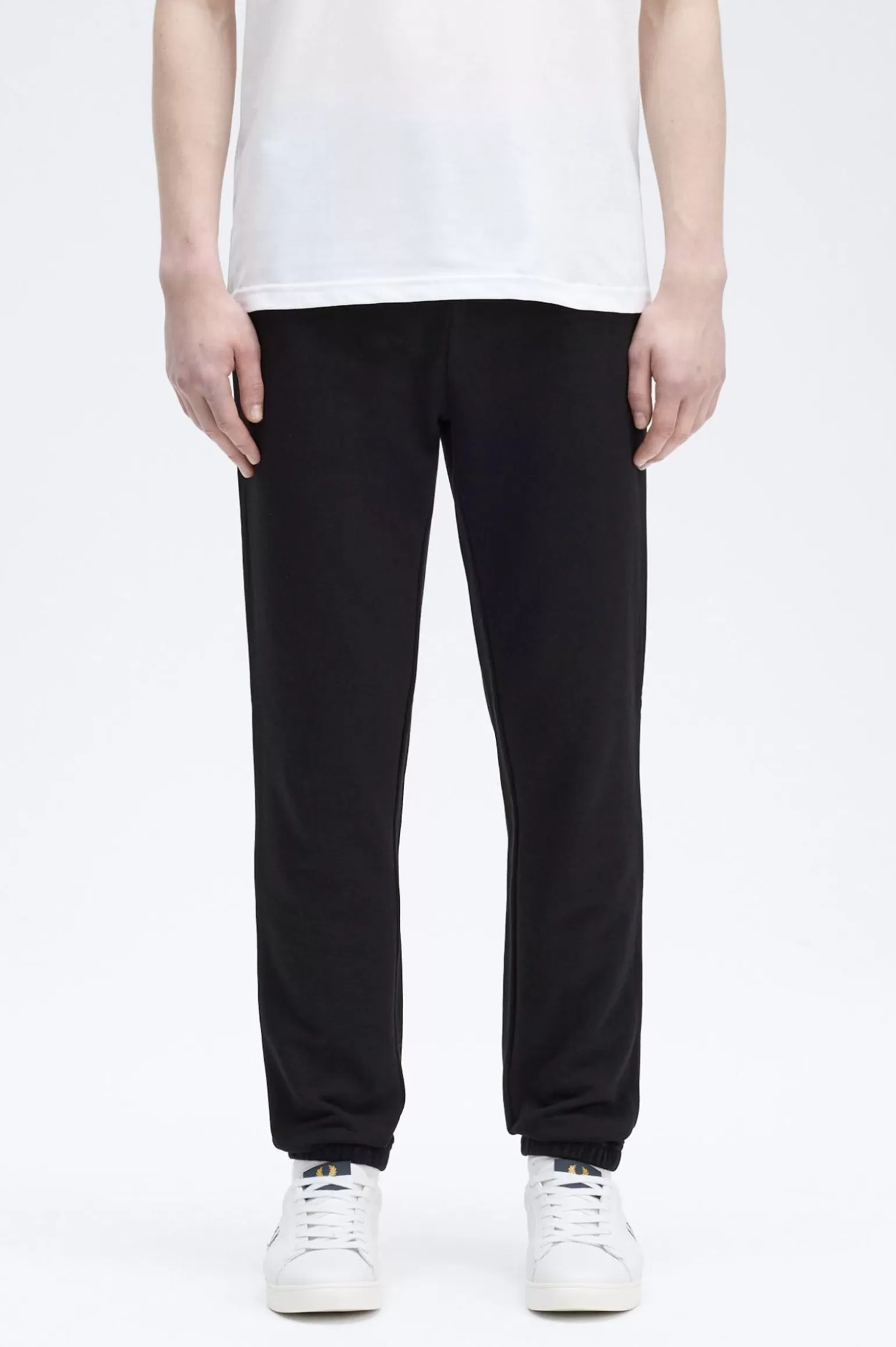 Trainingsanzüge | Hosen^Fred Perry Loopback-Jogginghose Schwarz