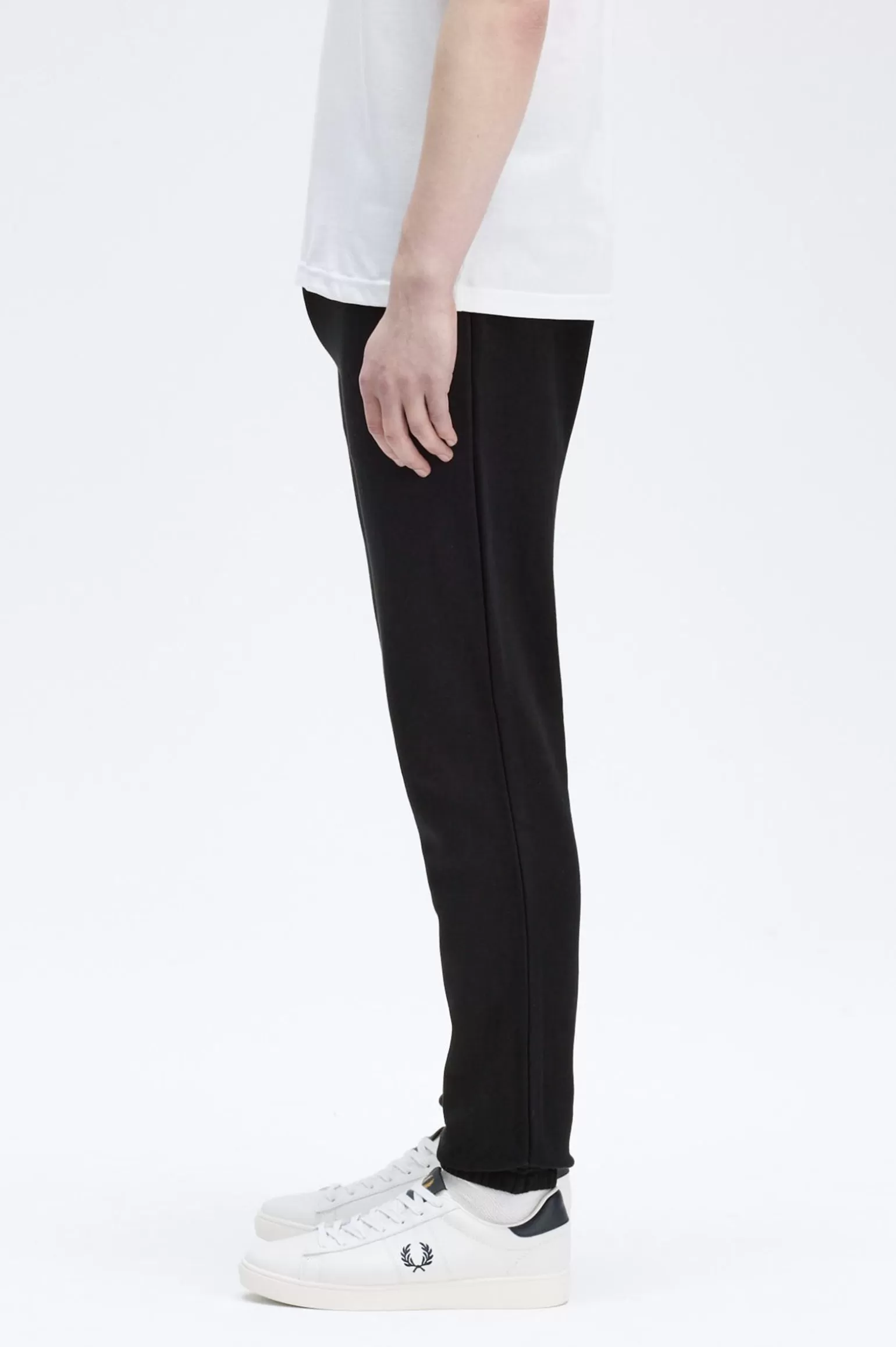 Trainingsanzüge | Hosen^Fred Perry Loopback-Jogginghose Schwarz