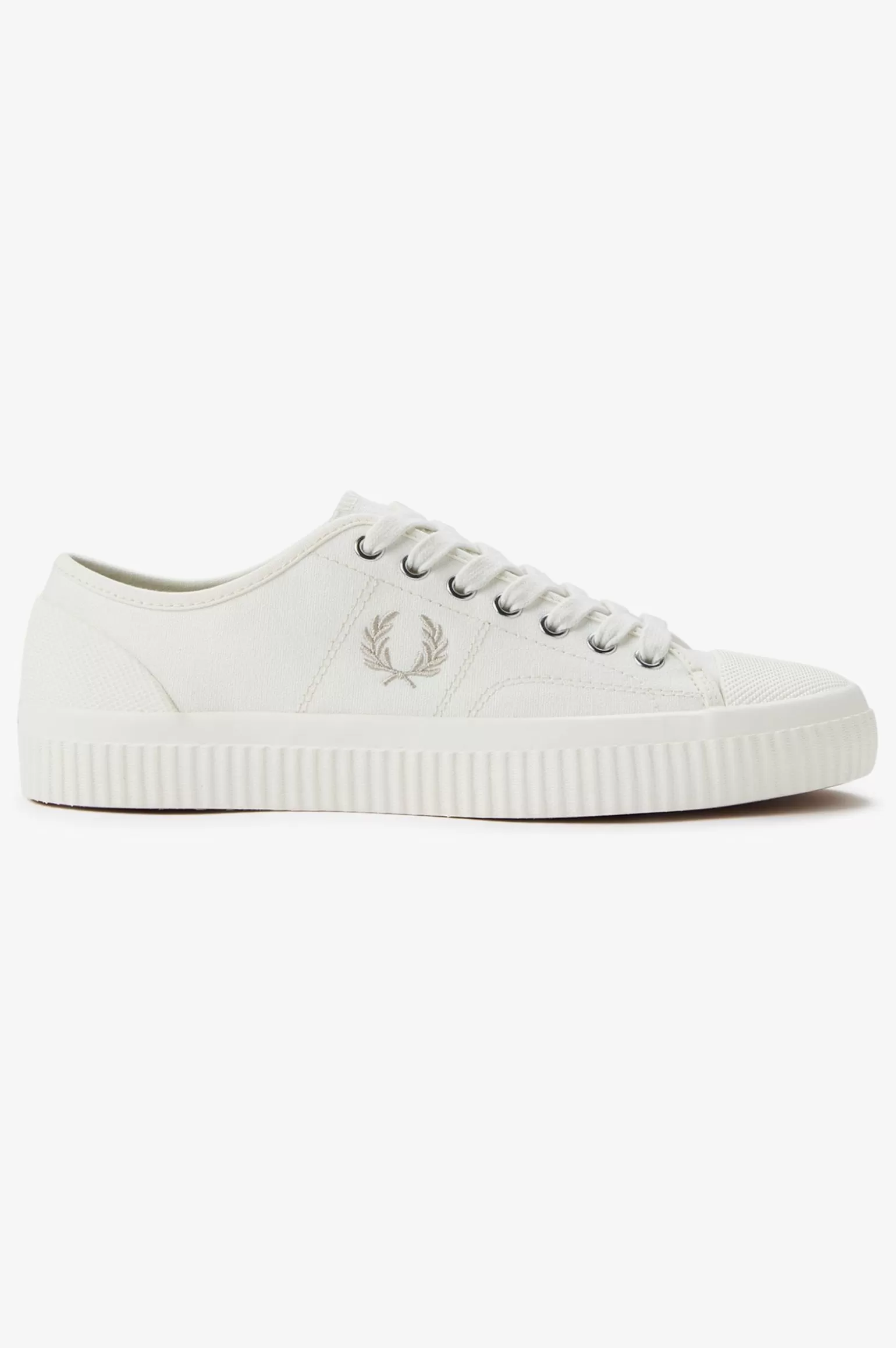 Schuhe^Fred Perry Low Hughes Helles Ecru / Hellbeige
