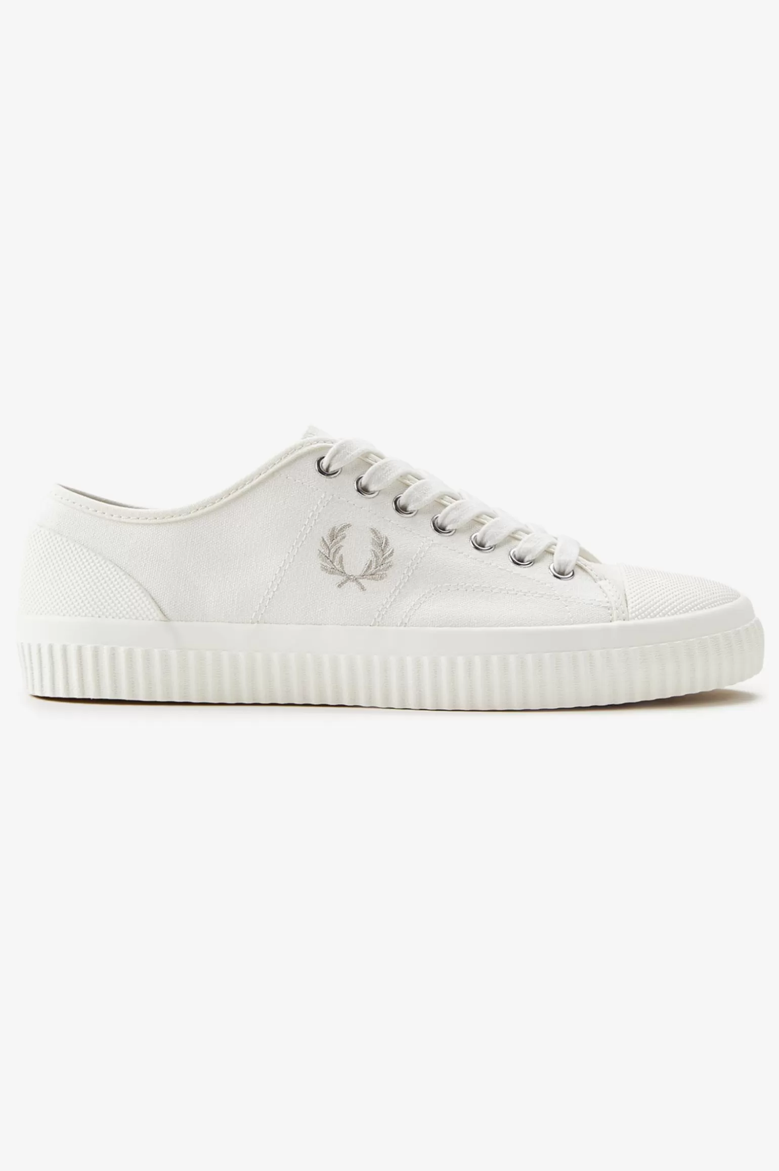 Schuhe^Fred Perry Low Hughes Helles Ecru / Hellbeige