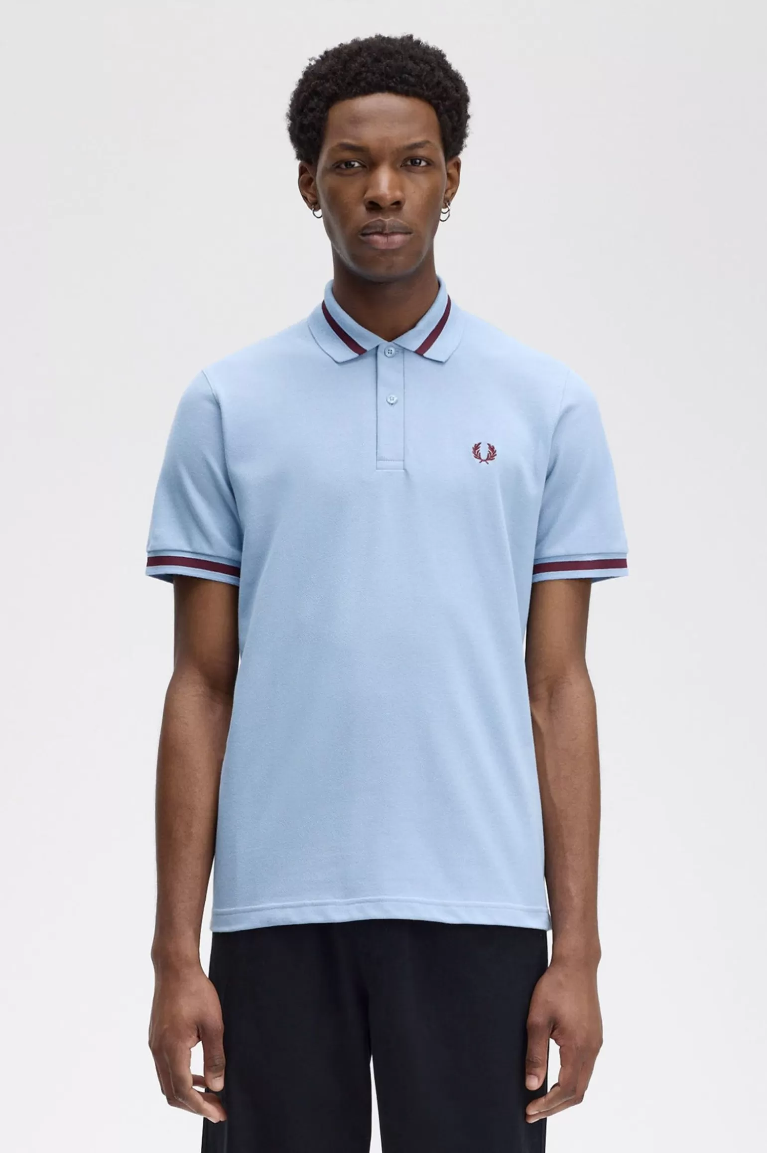 Poloshirts^Fred Perry M2 Schwarz / Champagner